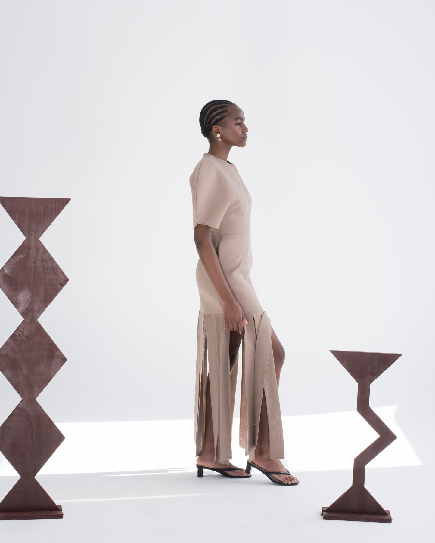 Sculptured Tassel Dress