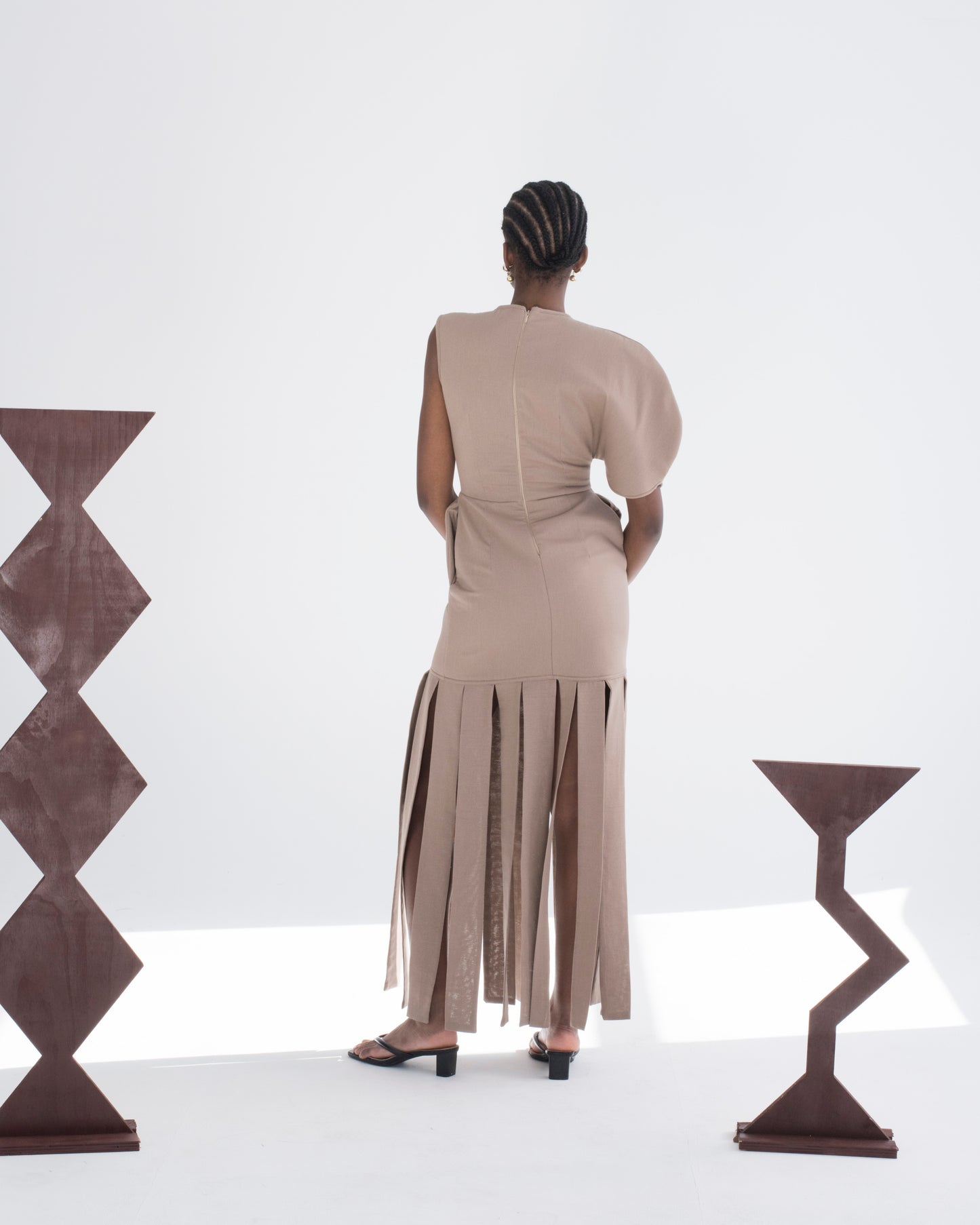Sculptured Tassel Dress