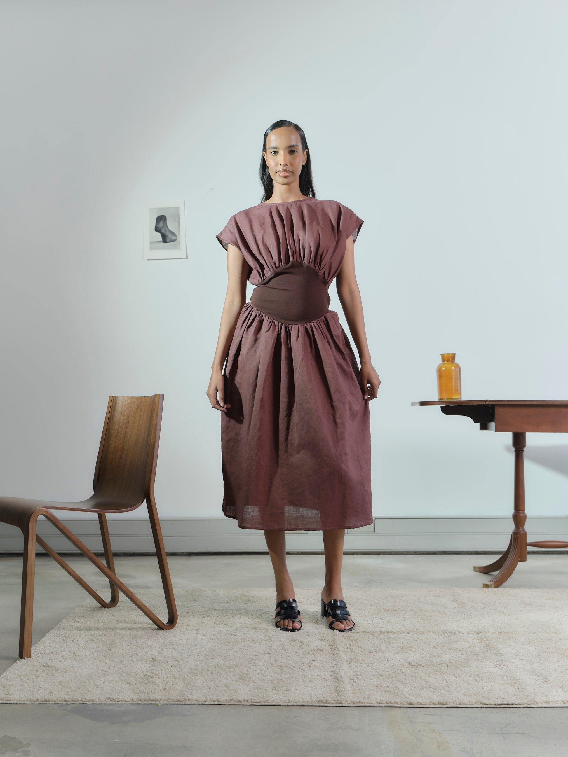 Goddess Gathered Dress