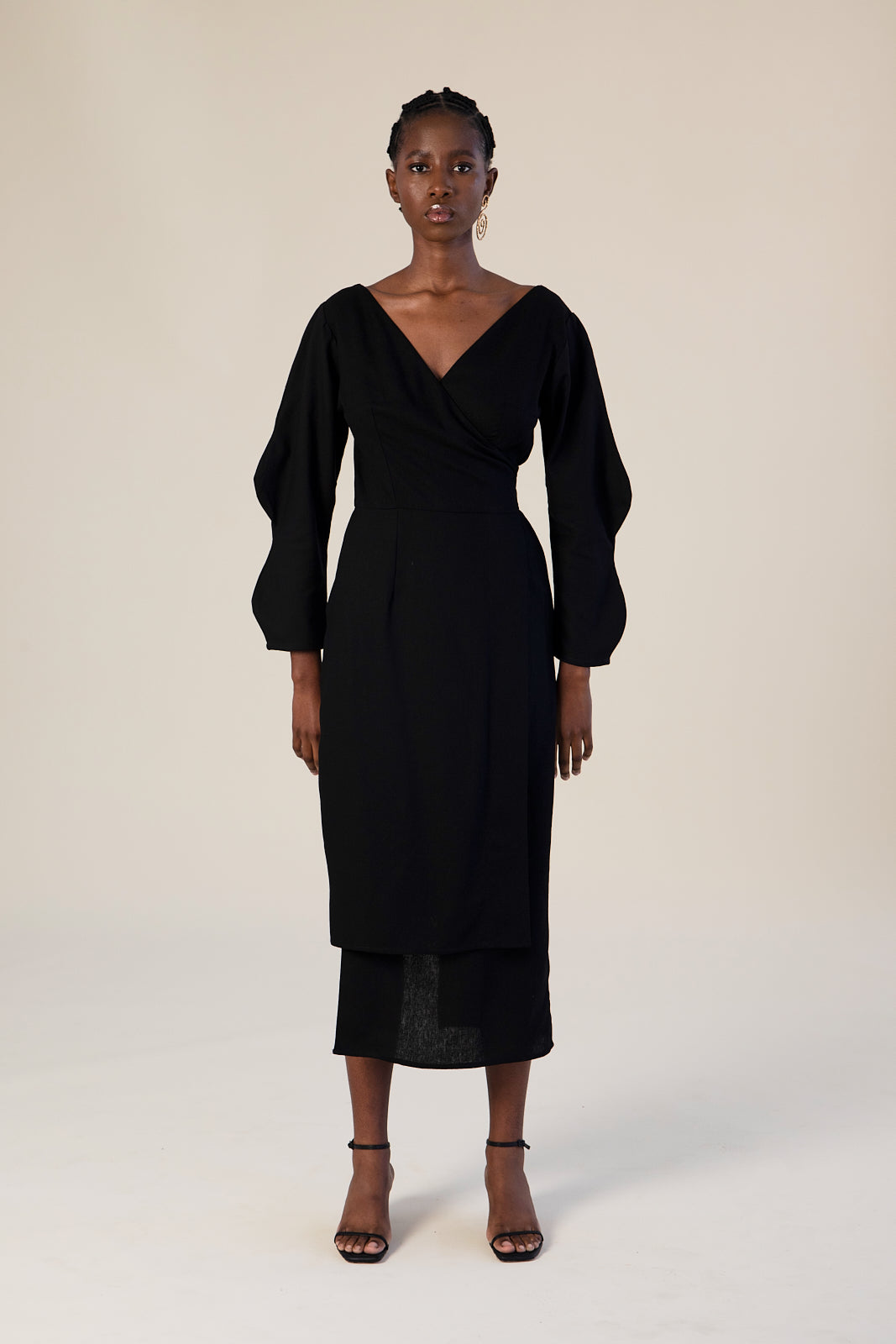 Two Wave Asymmetric Wrap Dress S E L F I Two Wave Asymmetric Wrap Dress S E L F I