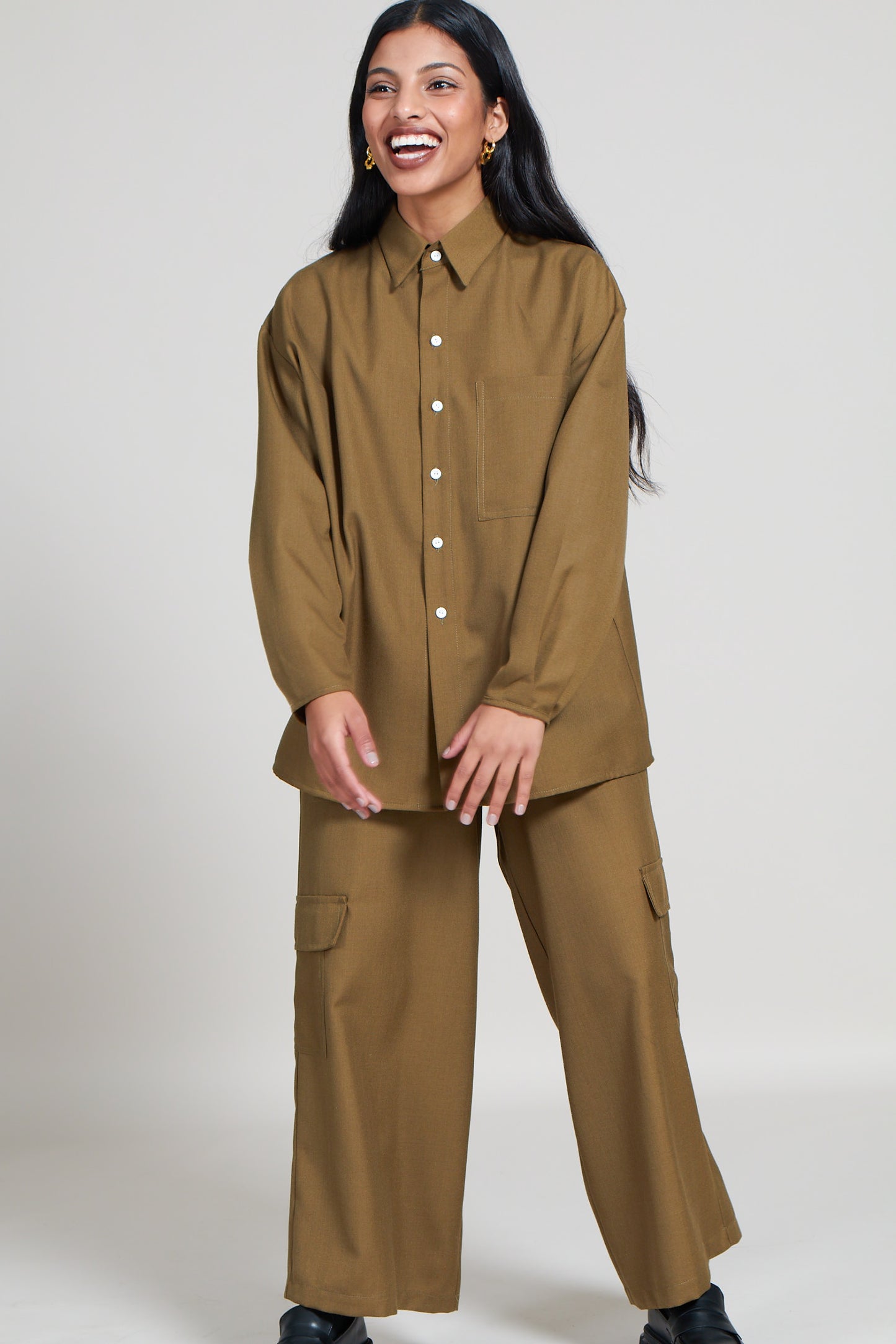 Boxy Long Sleeve Shirt