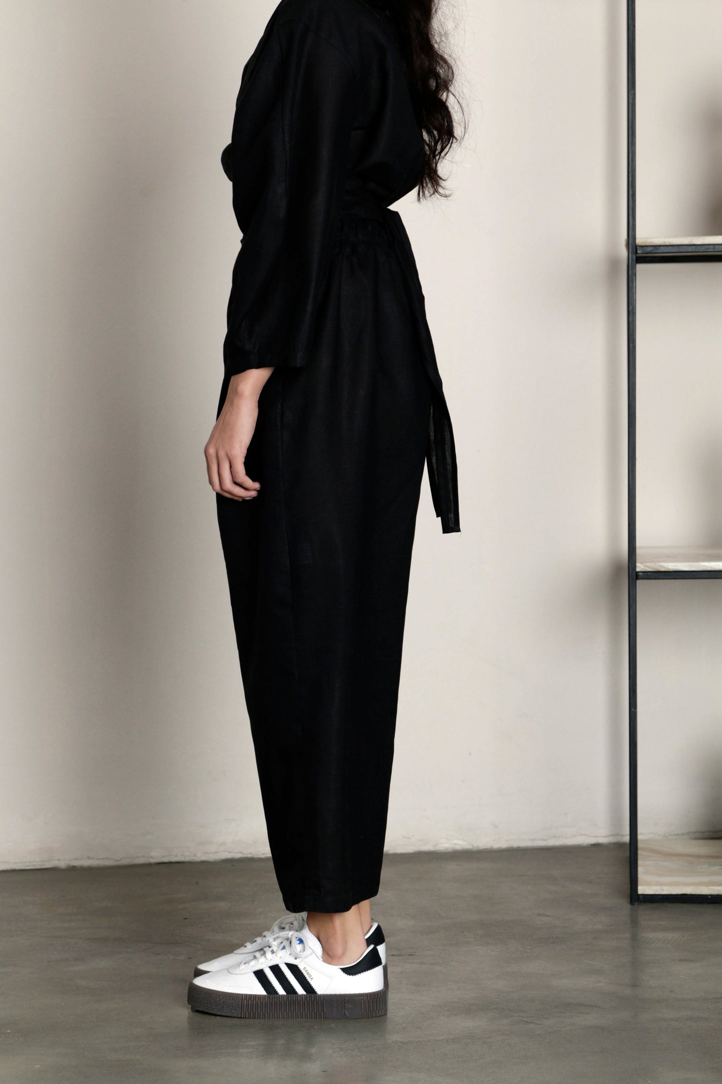 Oval Sleeve Jumpsuit