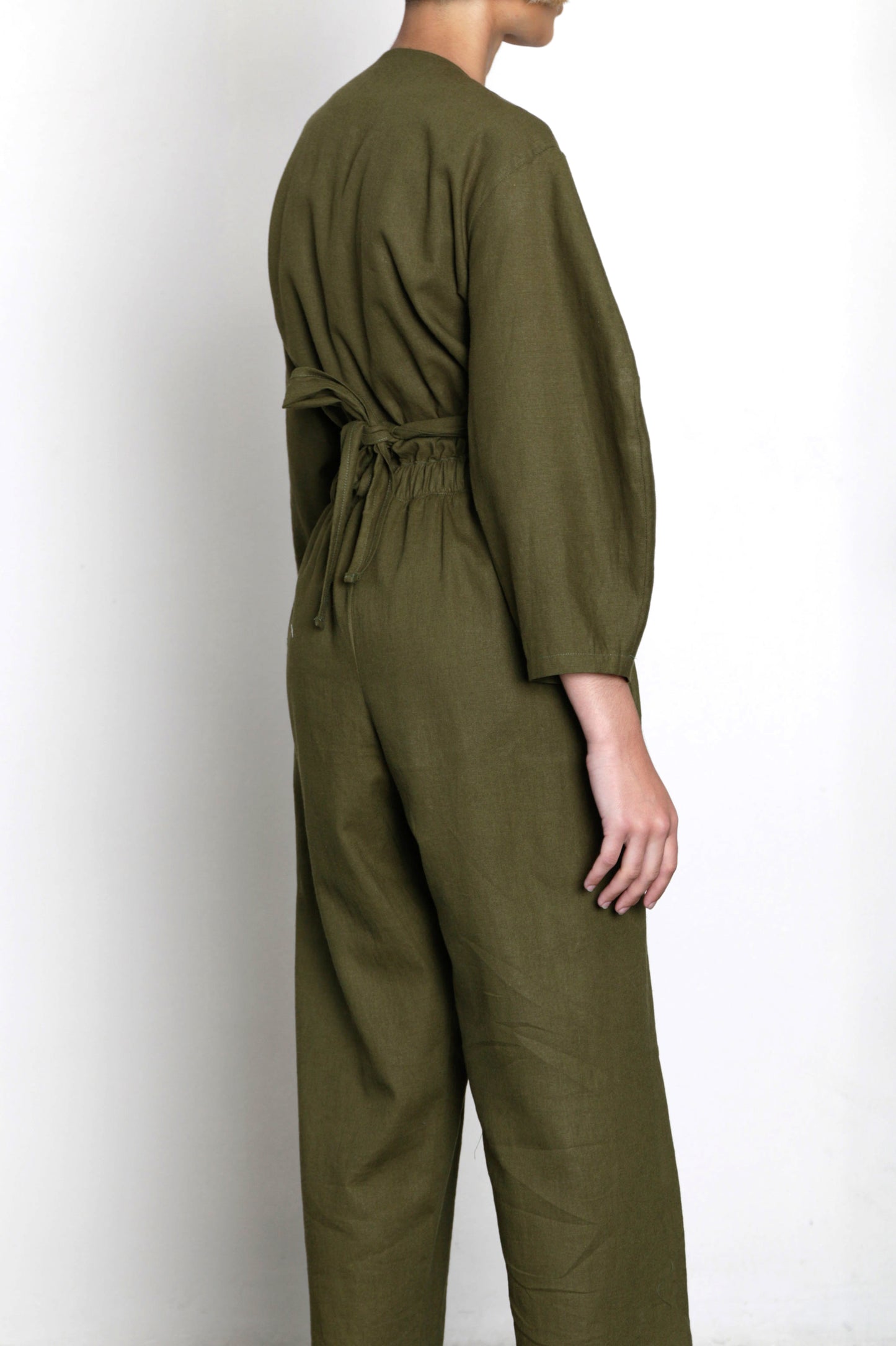 Oval Sleeve Jumpsuit