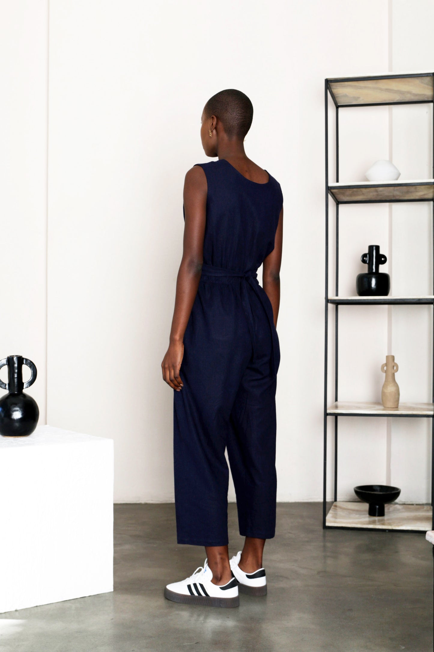 Sleeveless Wrap Jumpsuit