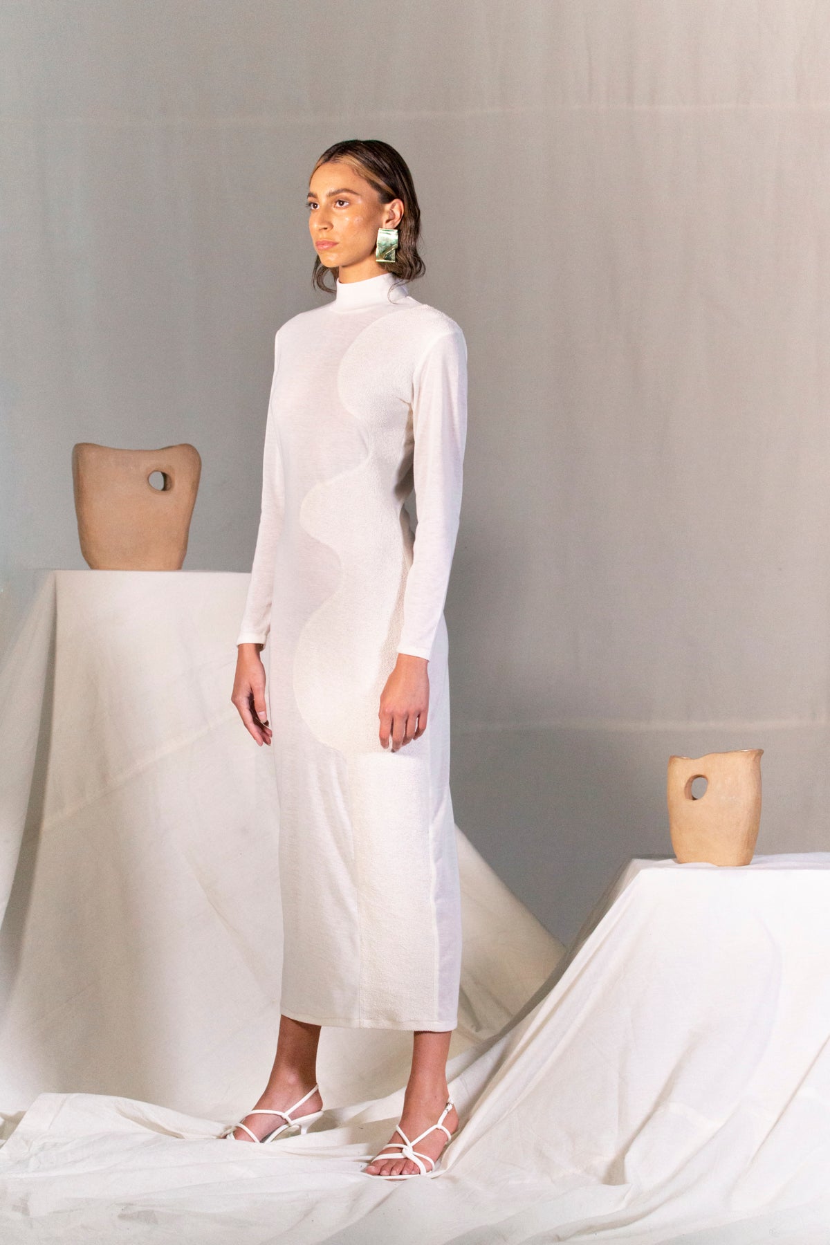 Khoi Body Turtleneck Dress