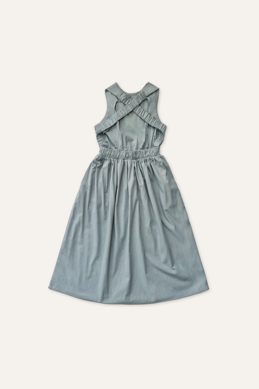 Cross Back Elasticated Dress