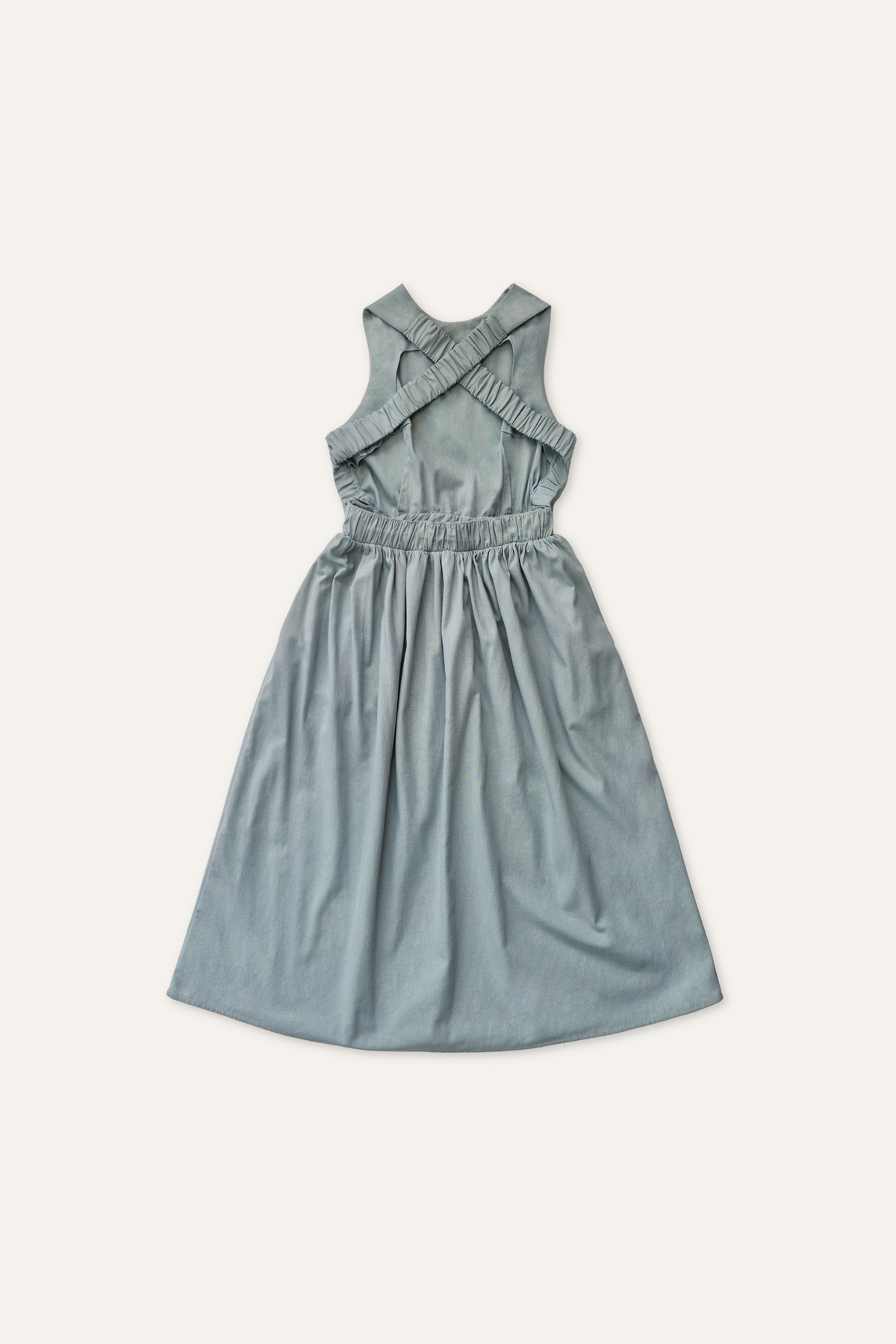 Cross Back Elasticated Dress