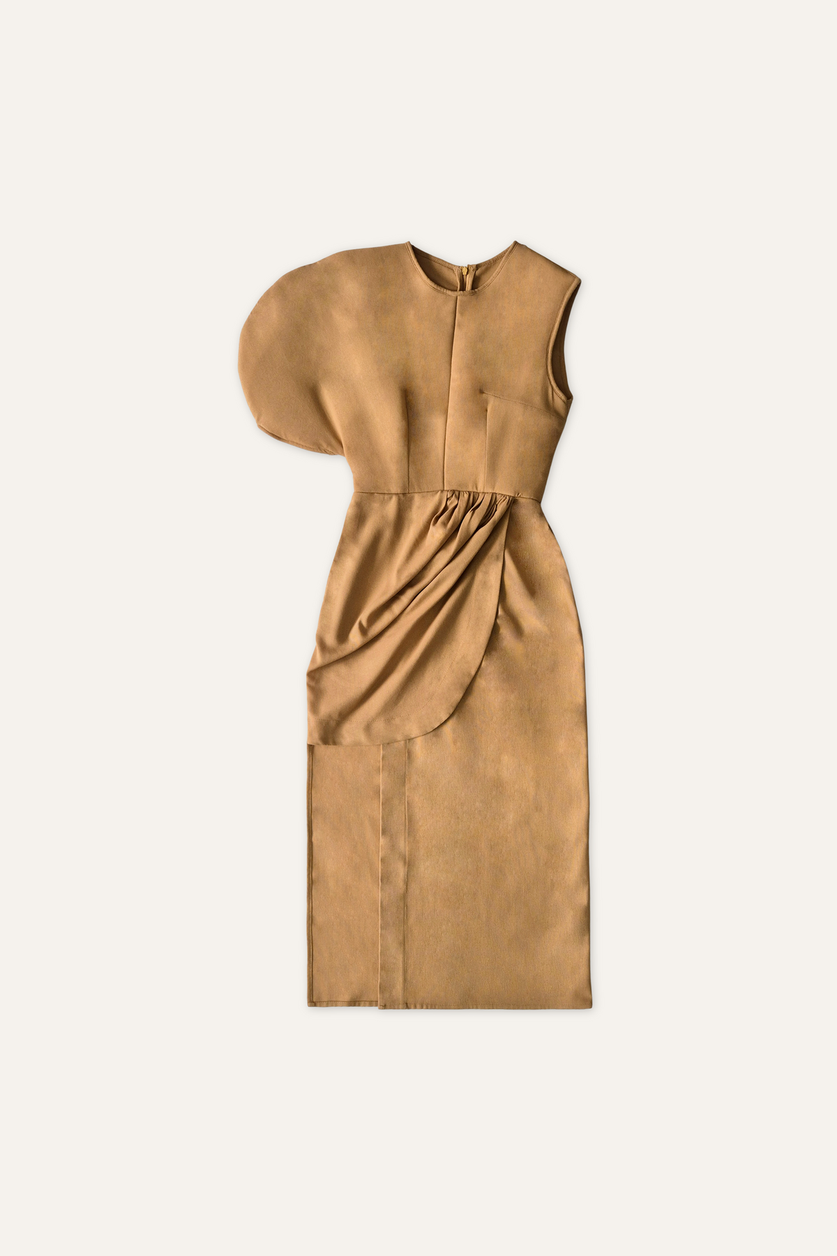 Sculptured Draped Dress
