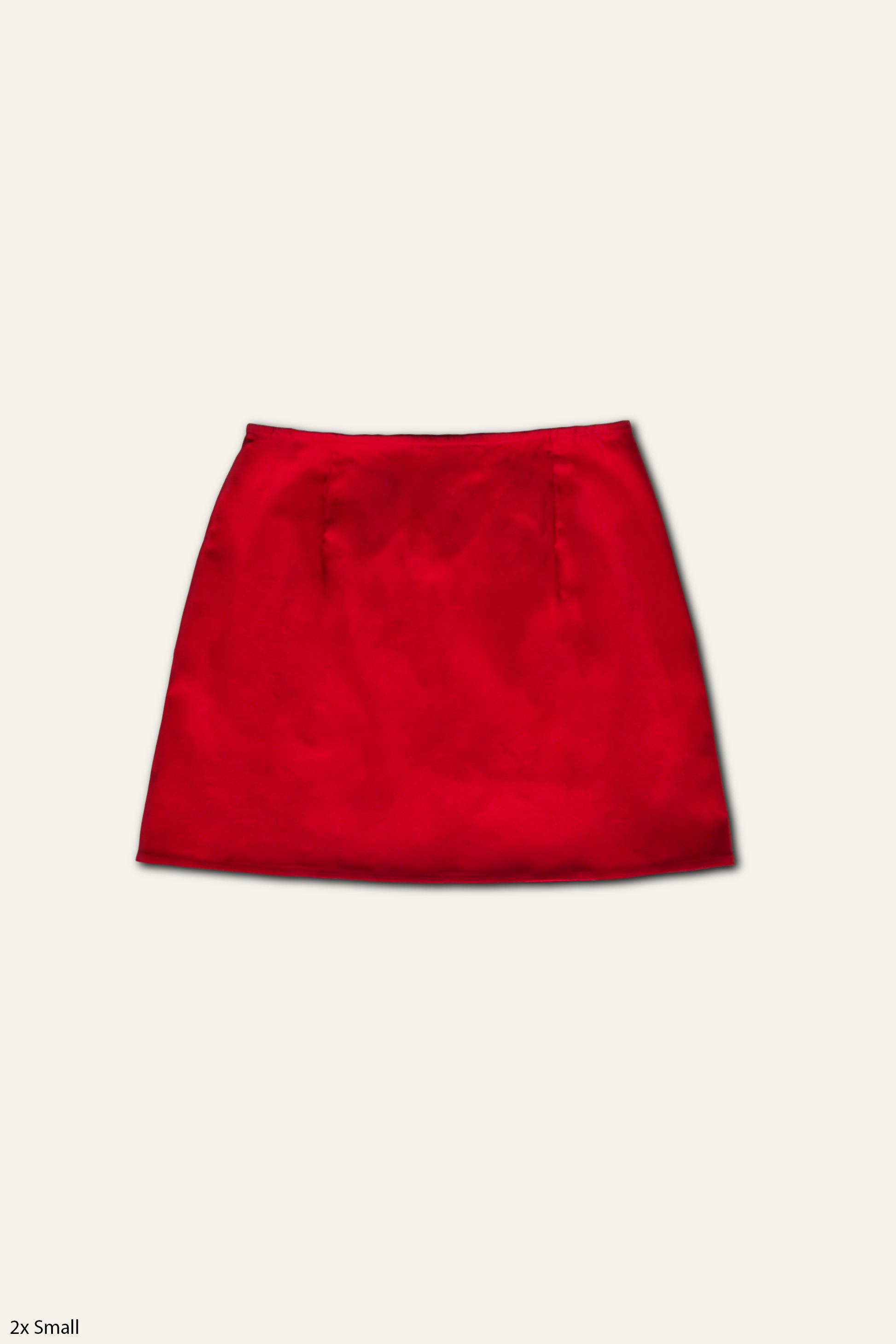 Pleated Mini Wrap Skirt