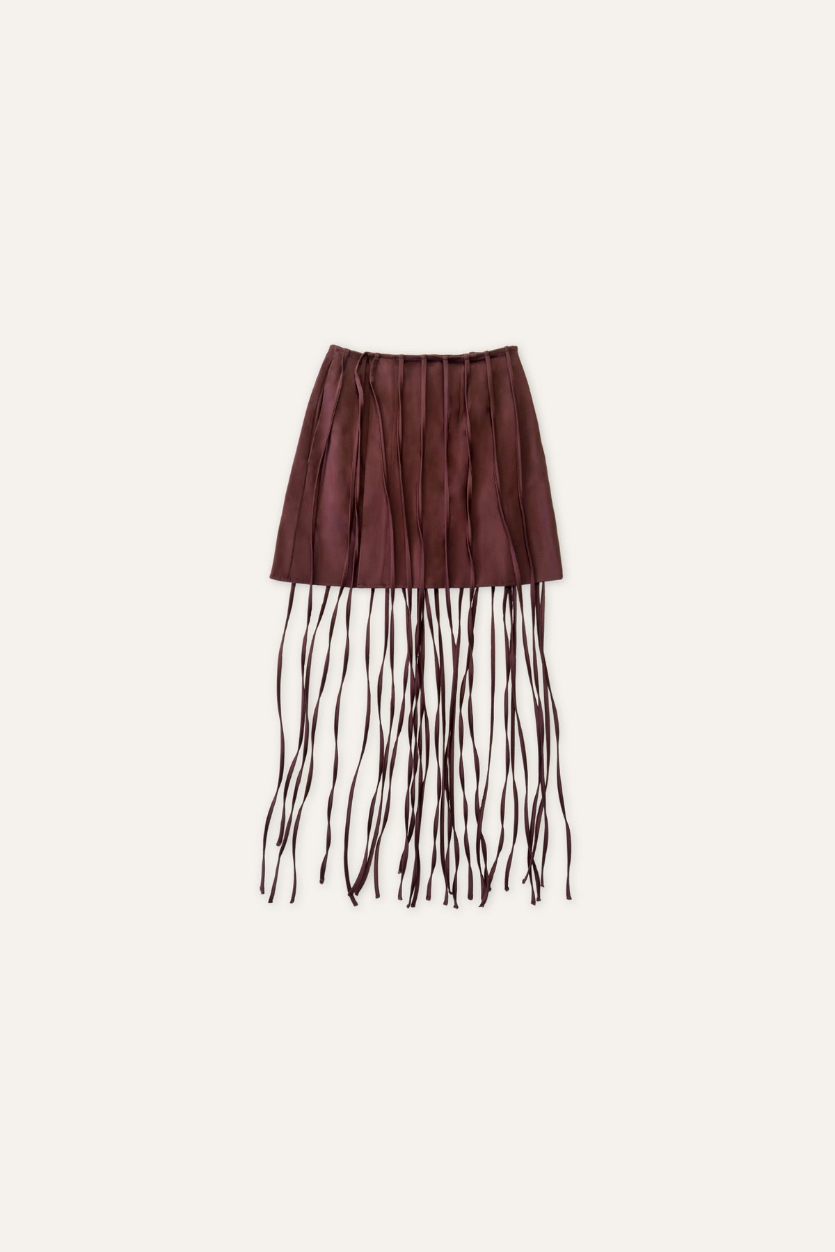 Tassel Mini Wrap Skirt