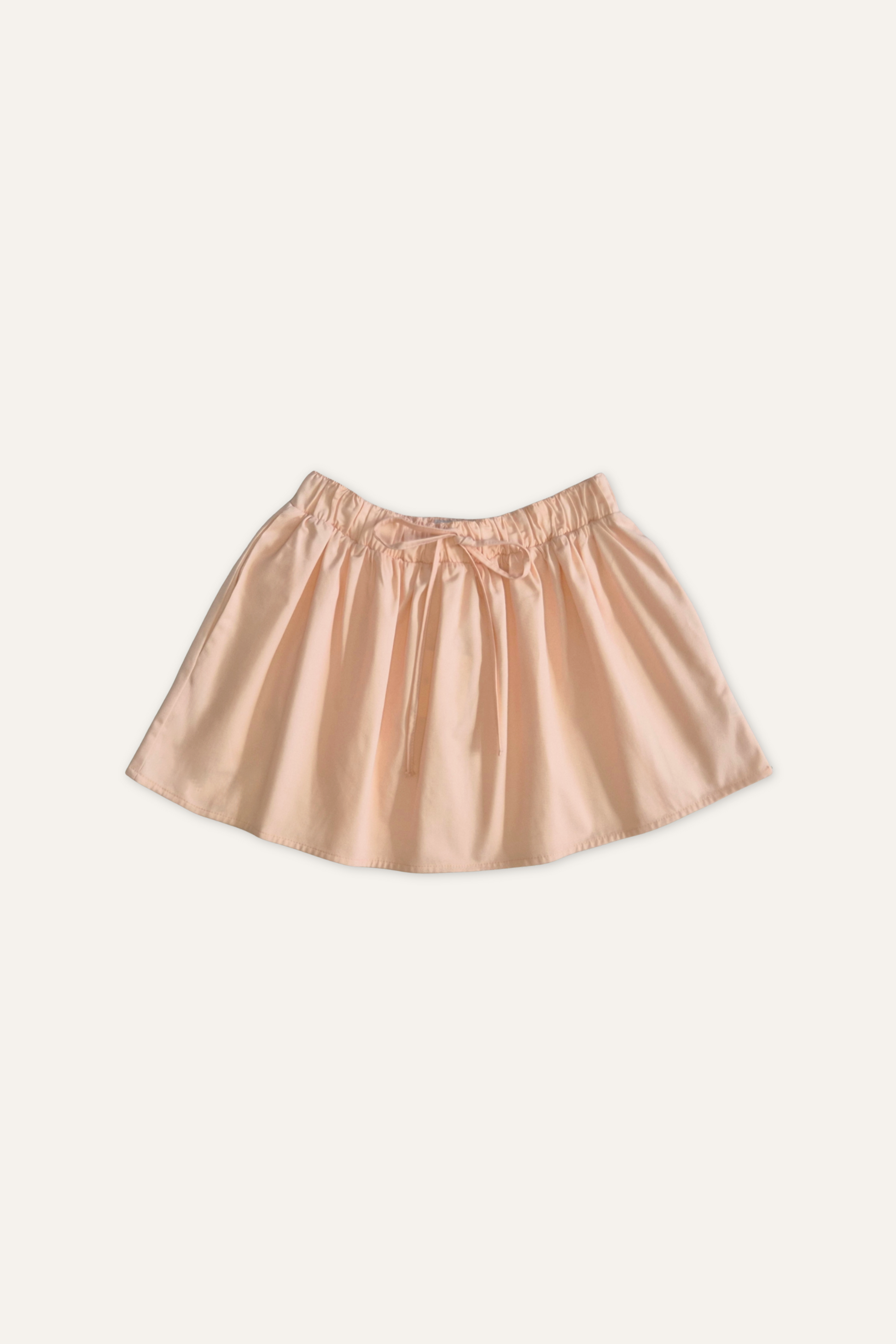 Gathered Mini Skirt