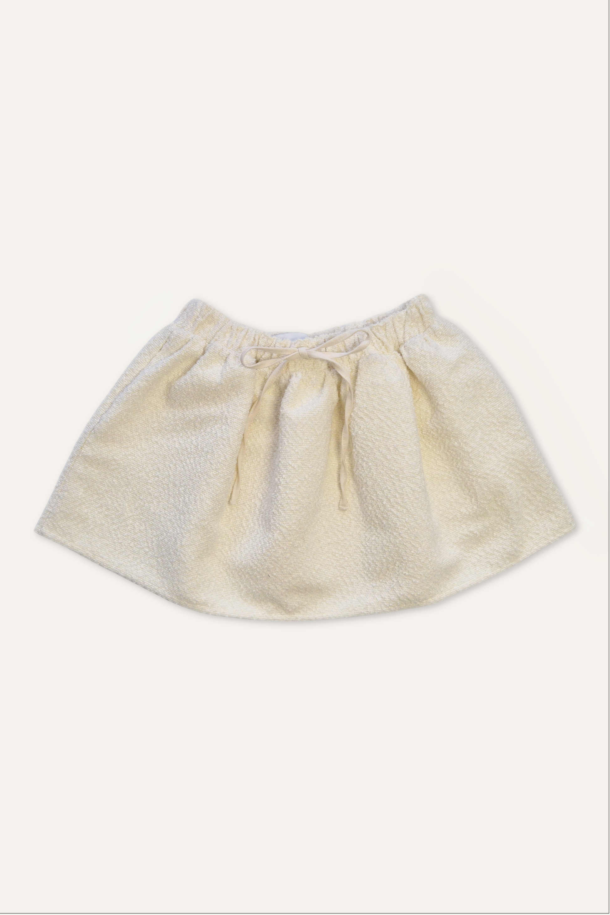 Gathered Mini Skirt