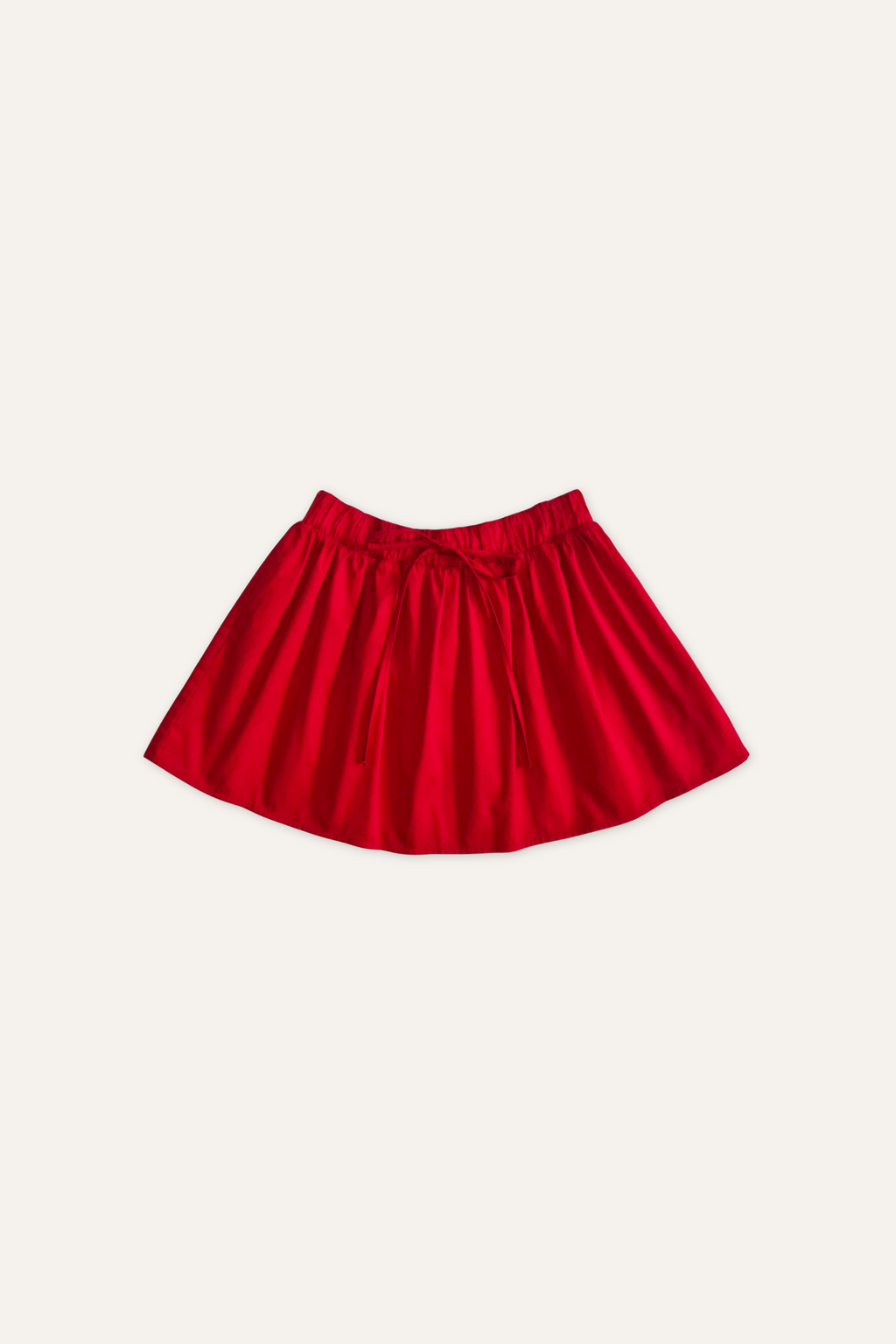 Gathered Mini Skirt