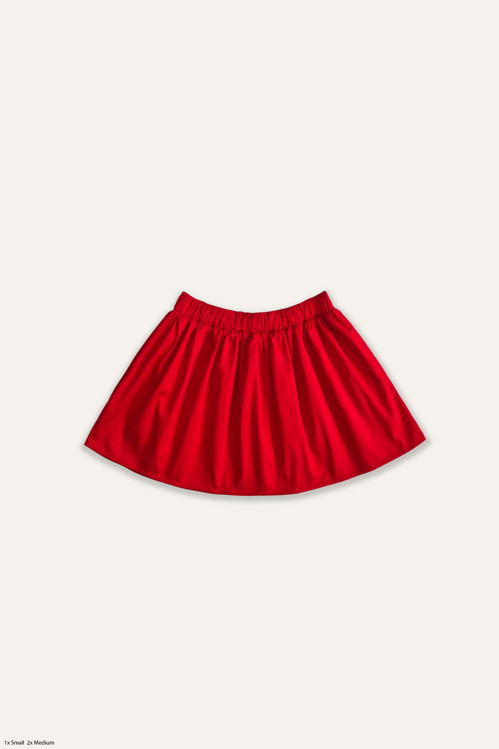 Gathered Mini Skirt