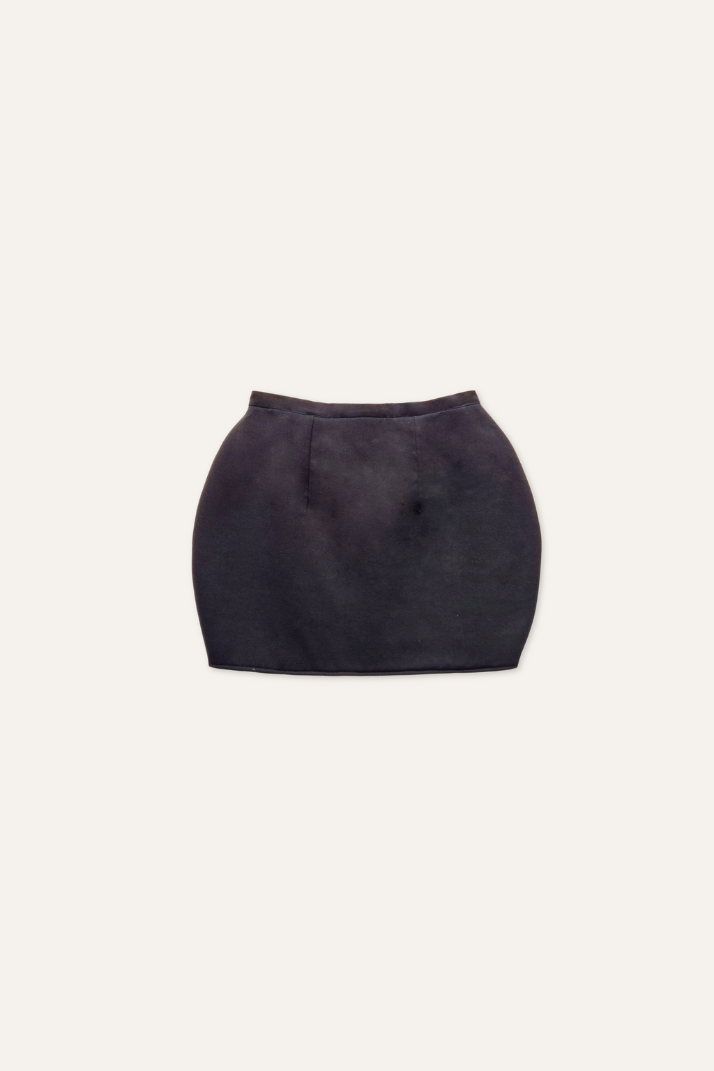 Curved Mini Skirt