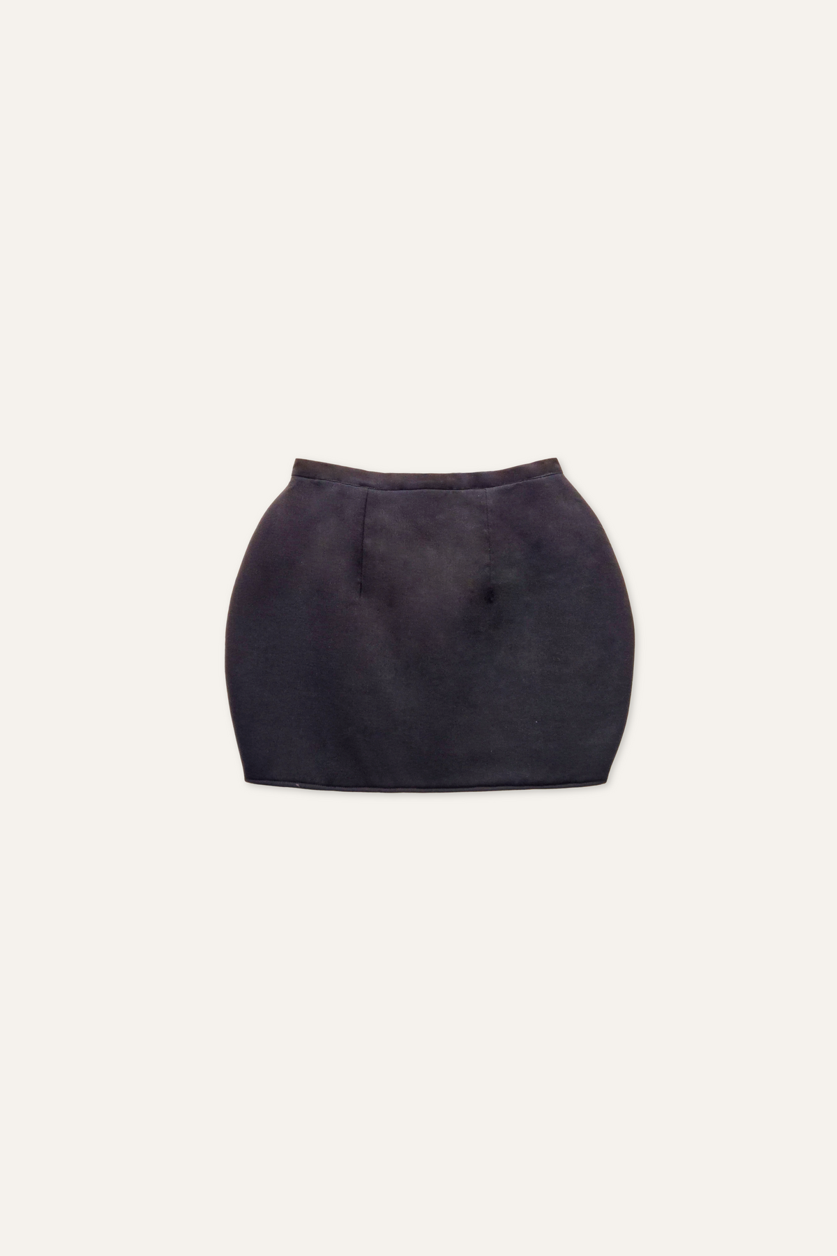 Curved Mini Skirt