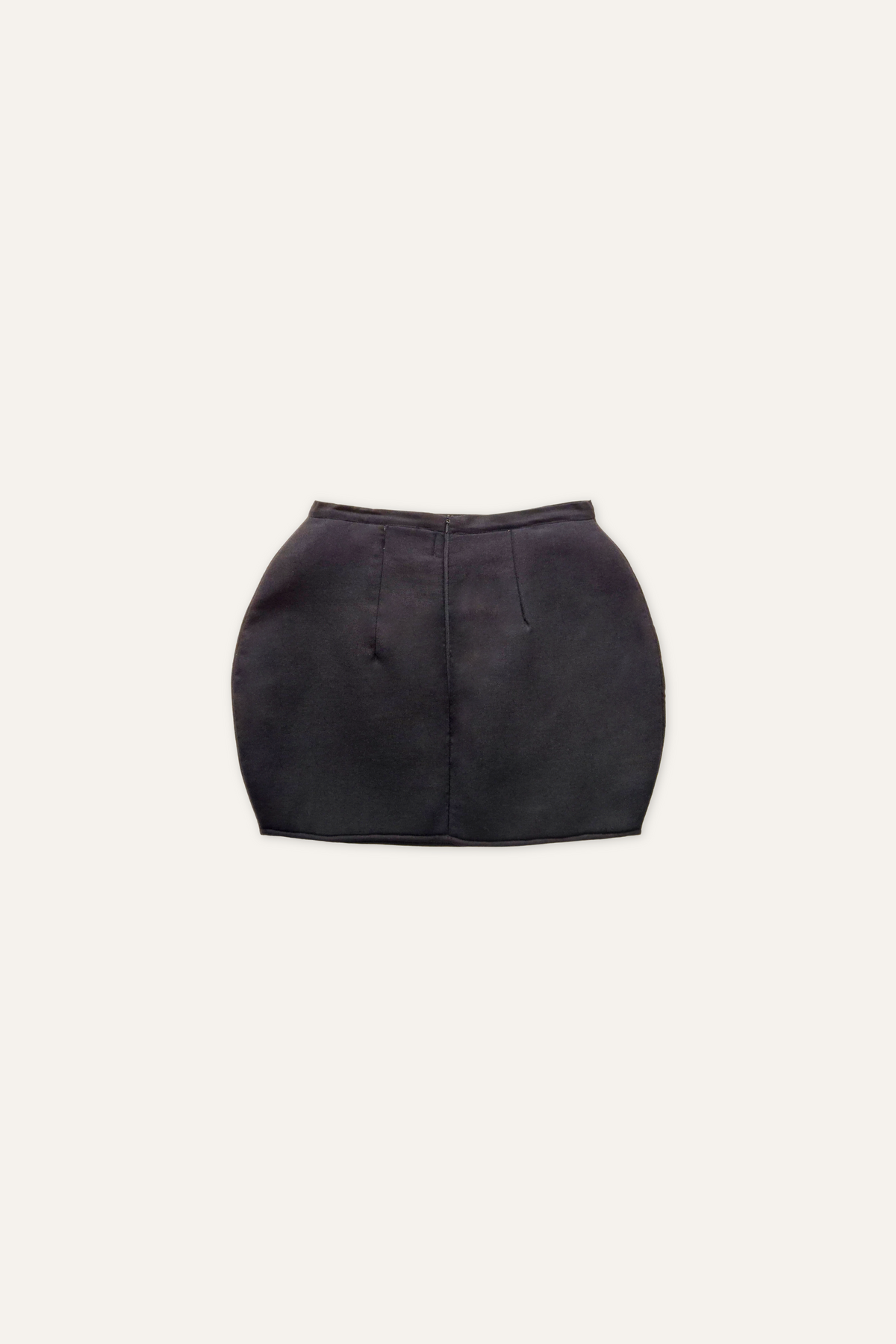 Curved Mini Skirt