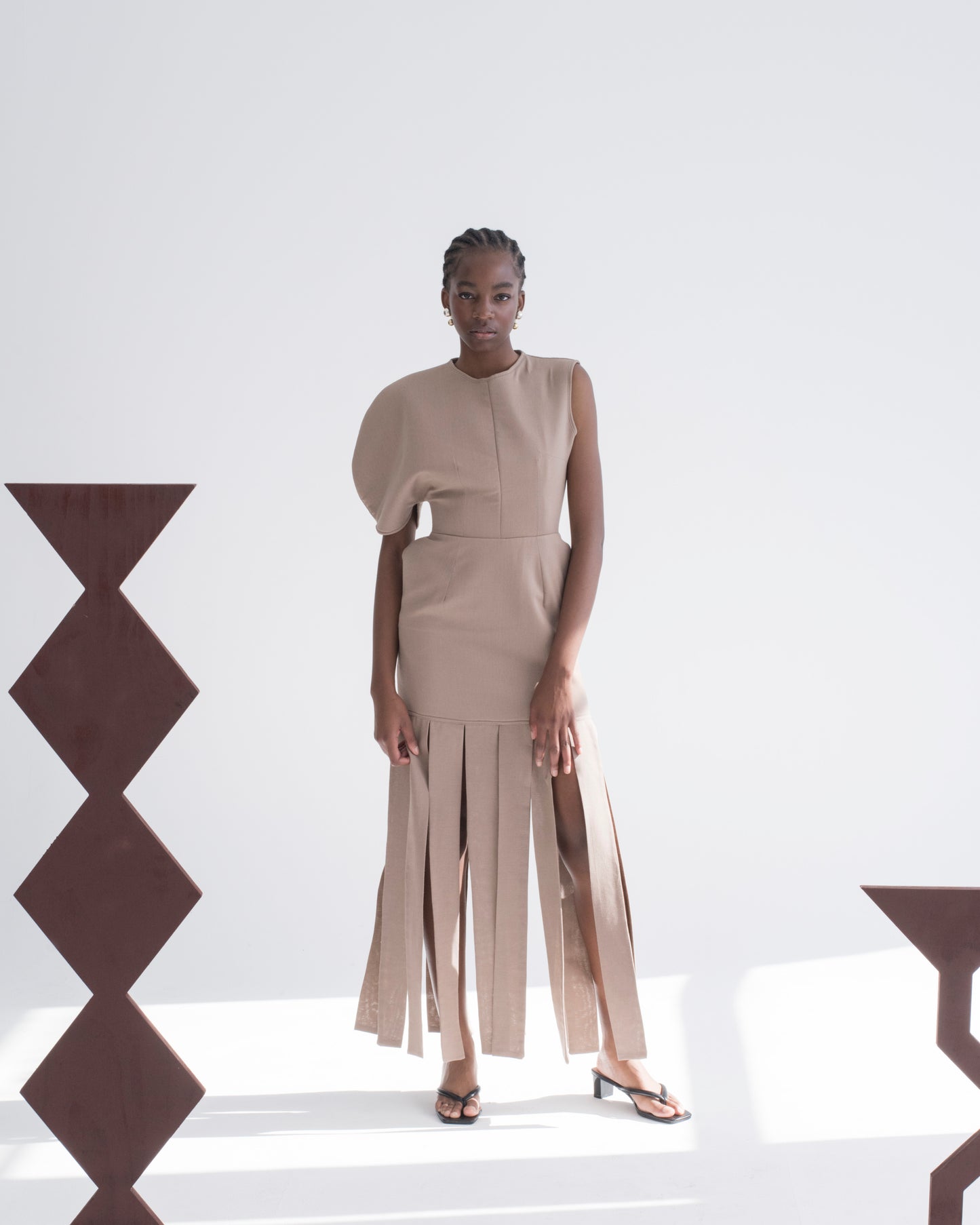 Sculptured Tassel Dress
