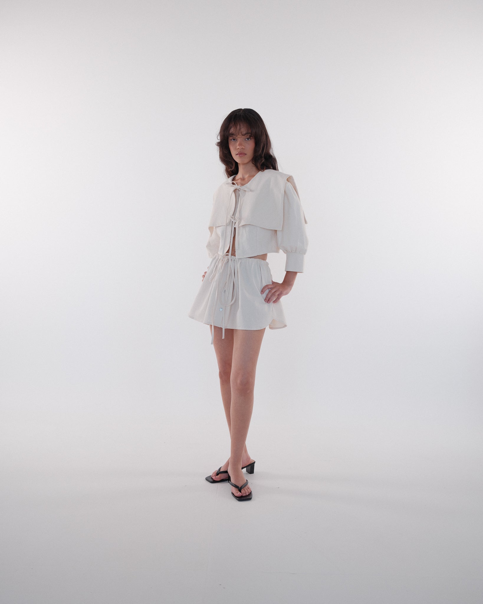 Sailor Puff Sleeve Top