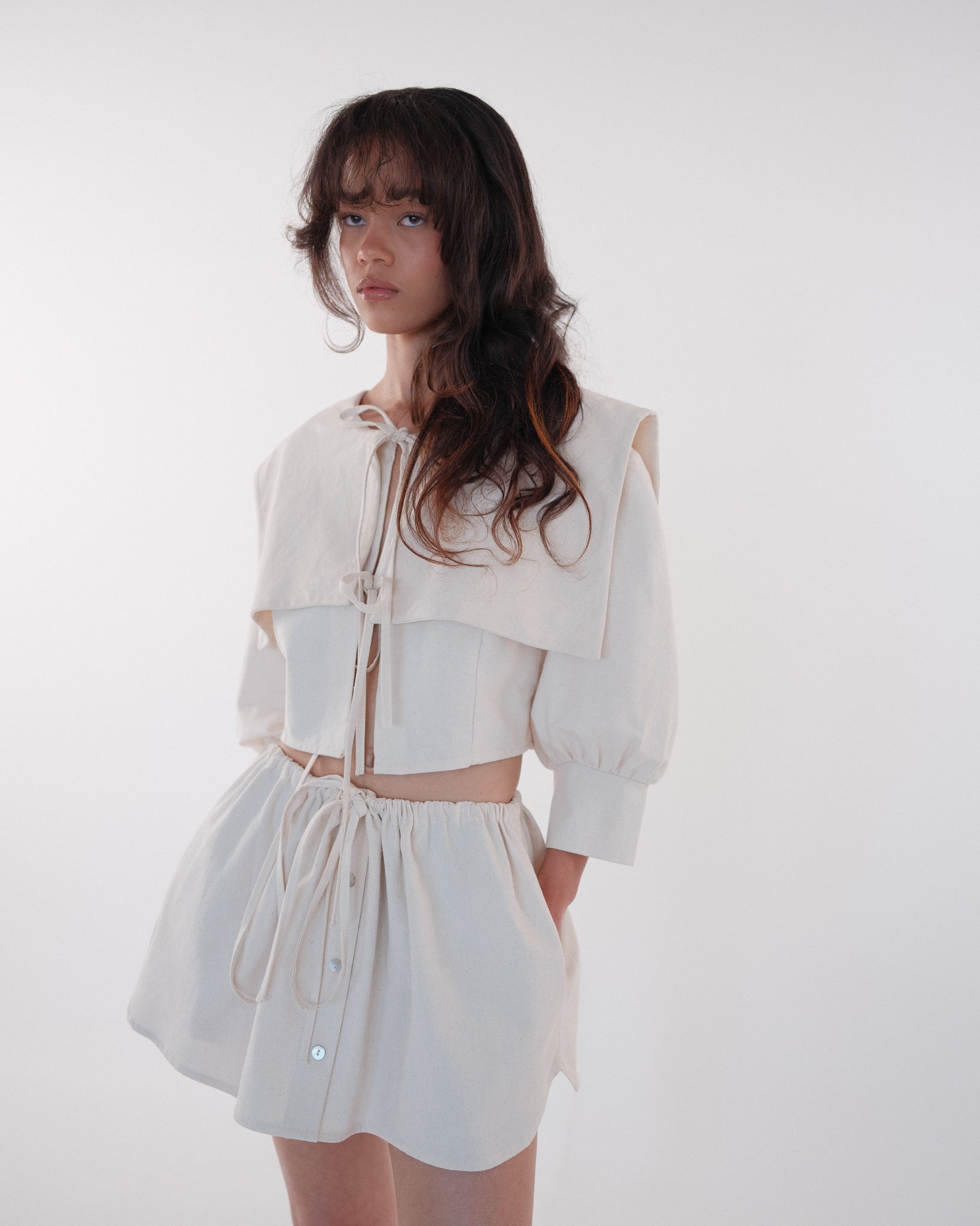 Sailor Puff Sleeve Top