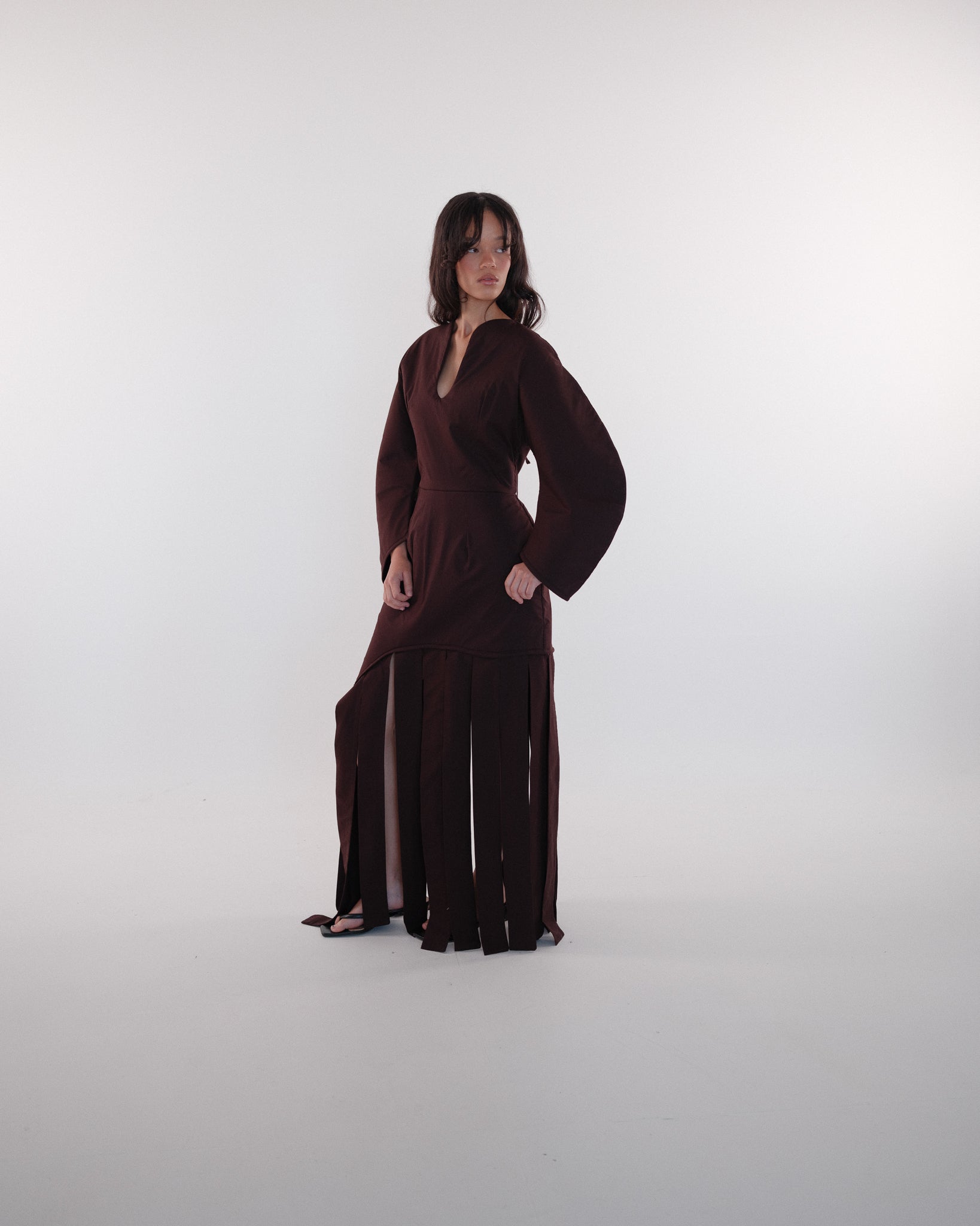 Clay Pot Tassel Dress