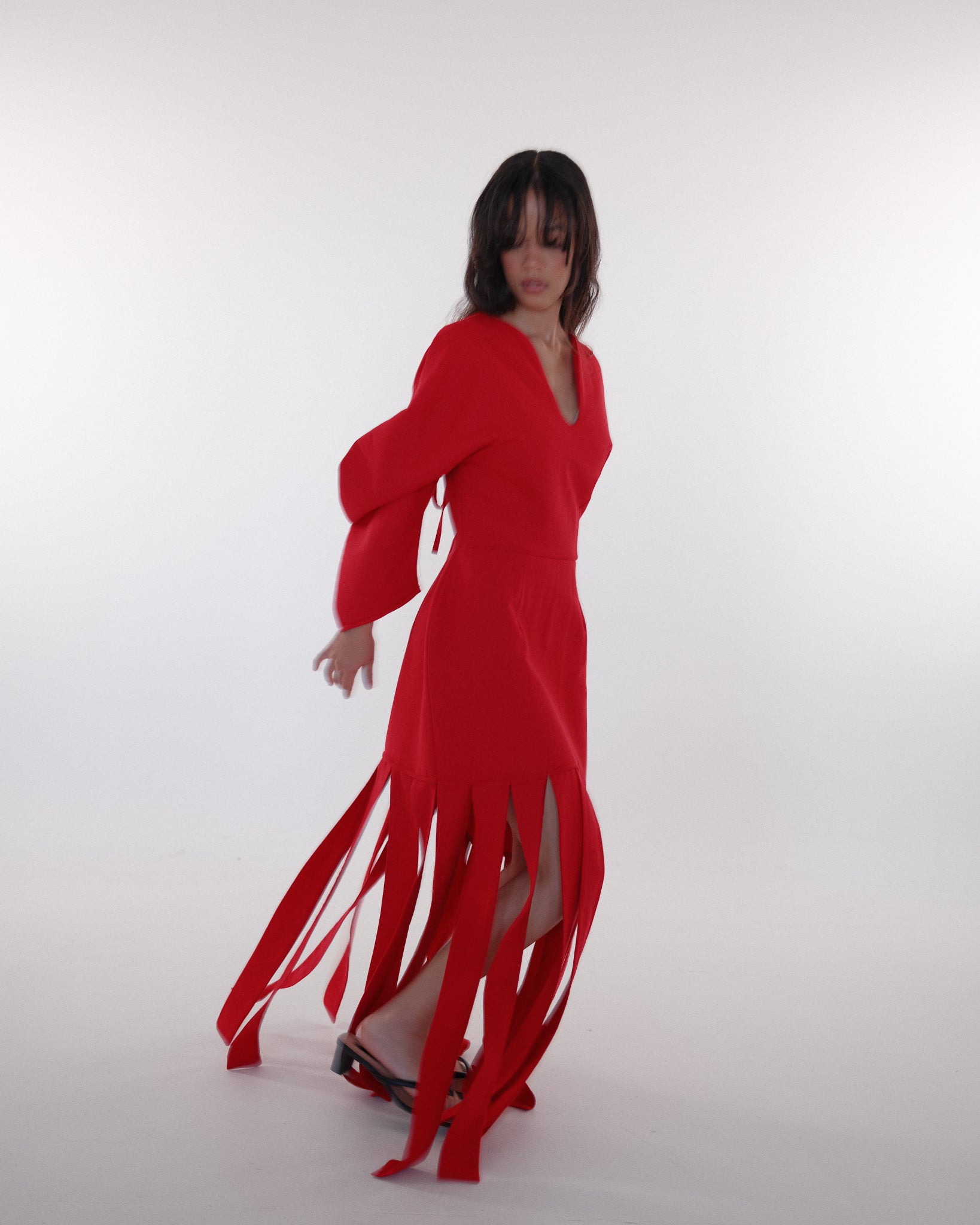 Clay Pot Tassel Dress