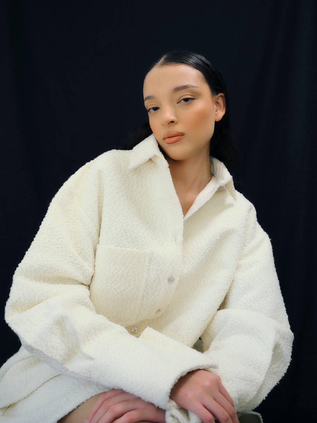 Boxy Pleat Shirt