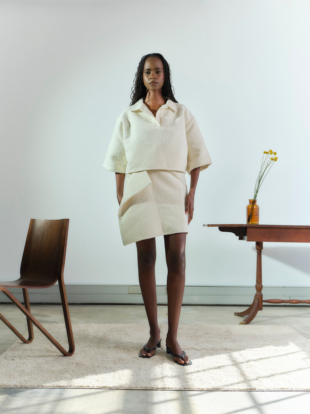 Maxi Flap Wrap Skirt