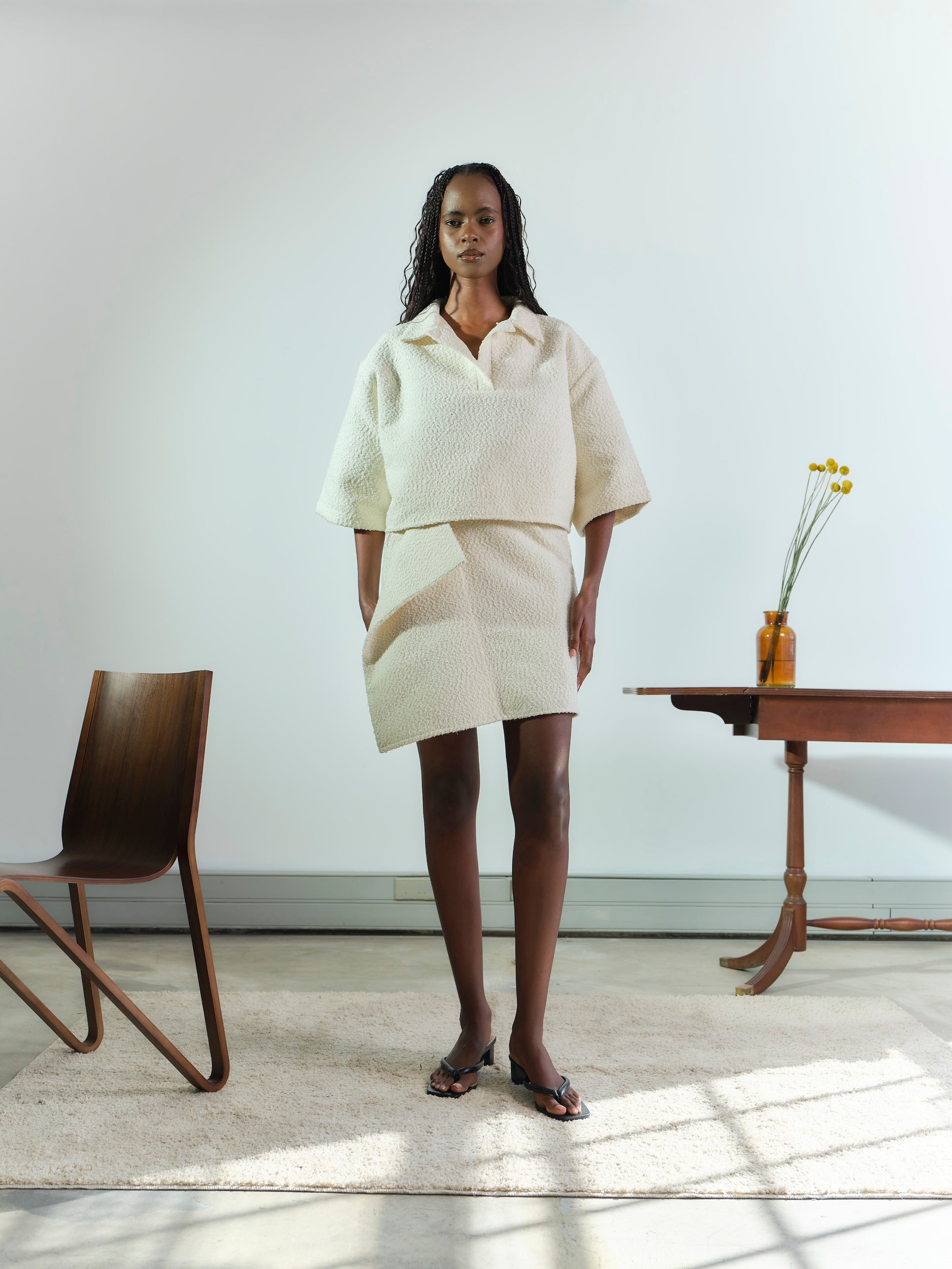 Maxi Flap Wrap Skirt
