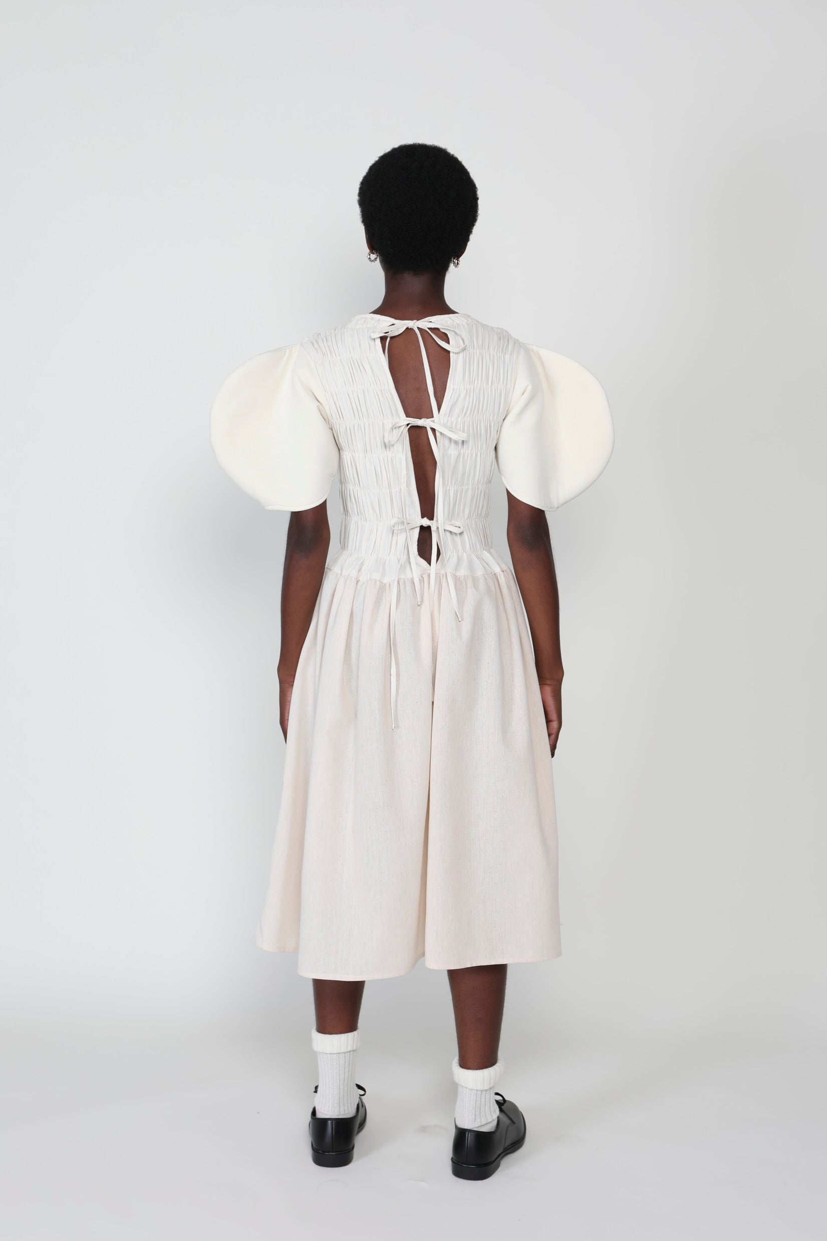 Claypot Gathered Elastic Dress