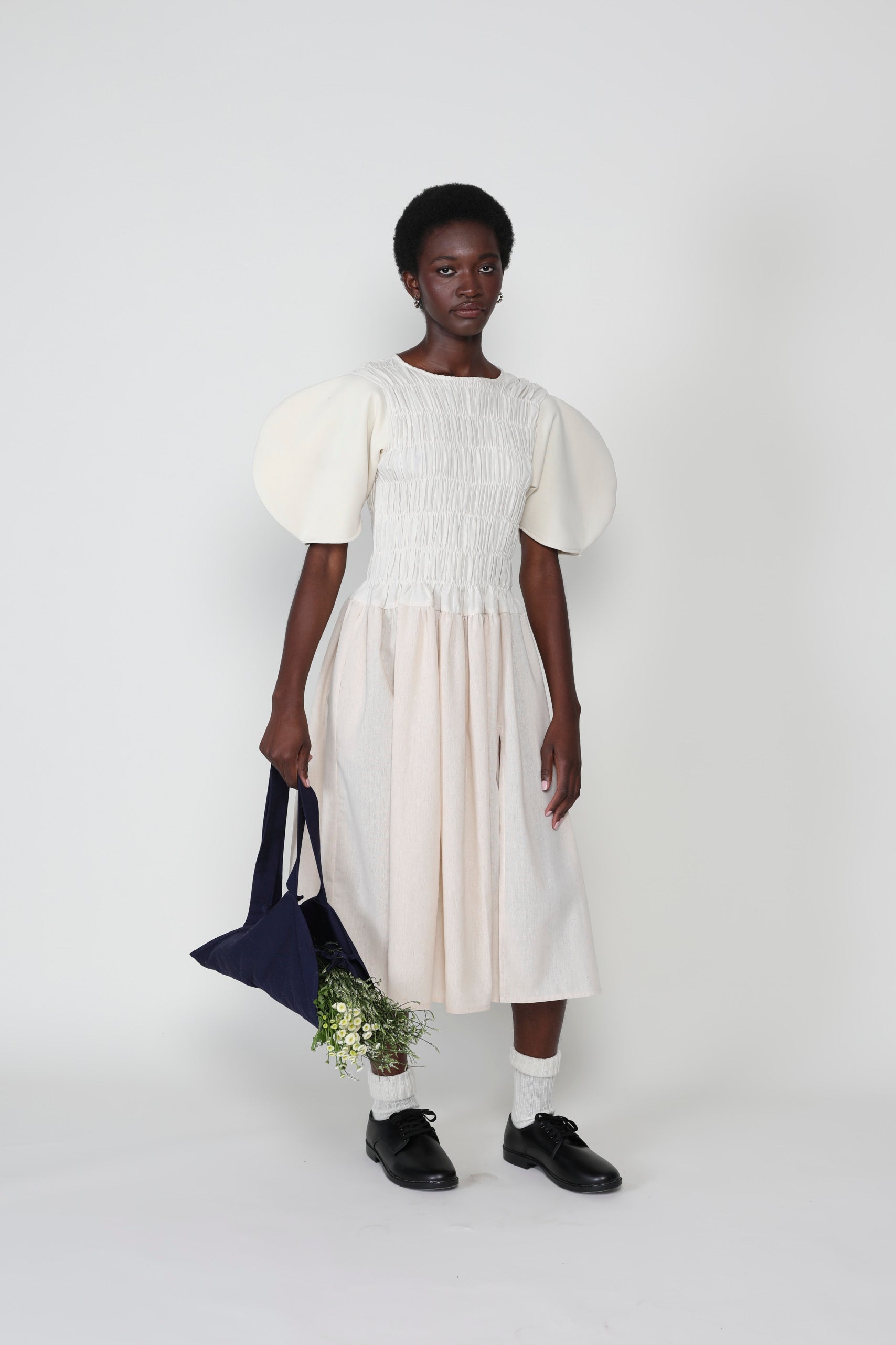 Claypot Gathered Elastic Dress