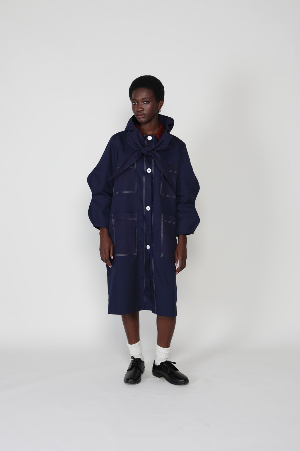 The Two Wave Hooded Coat