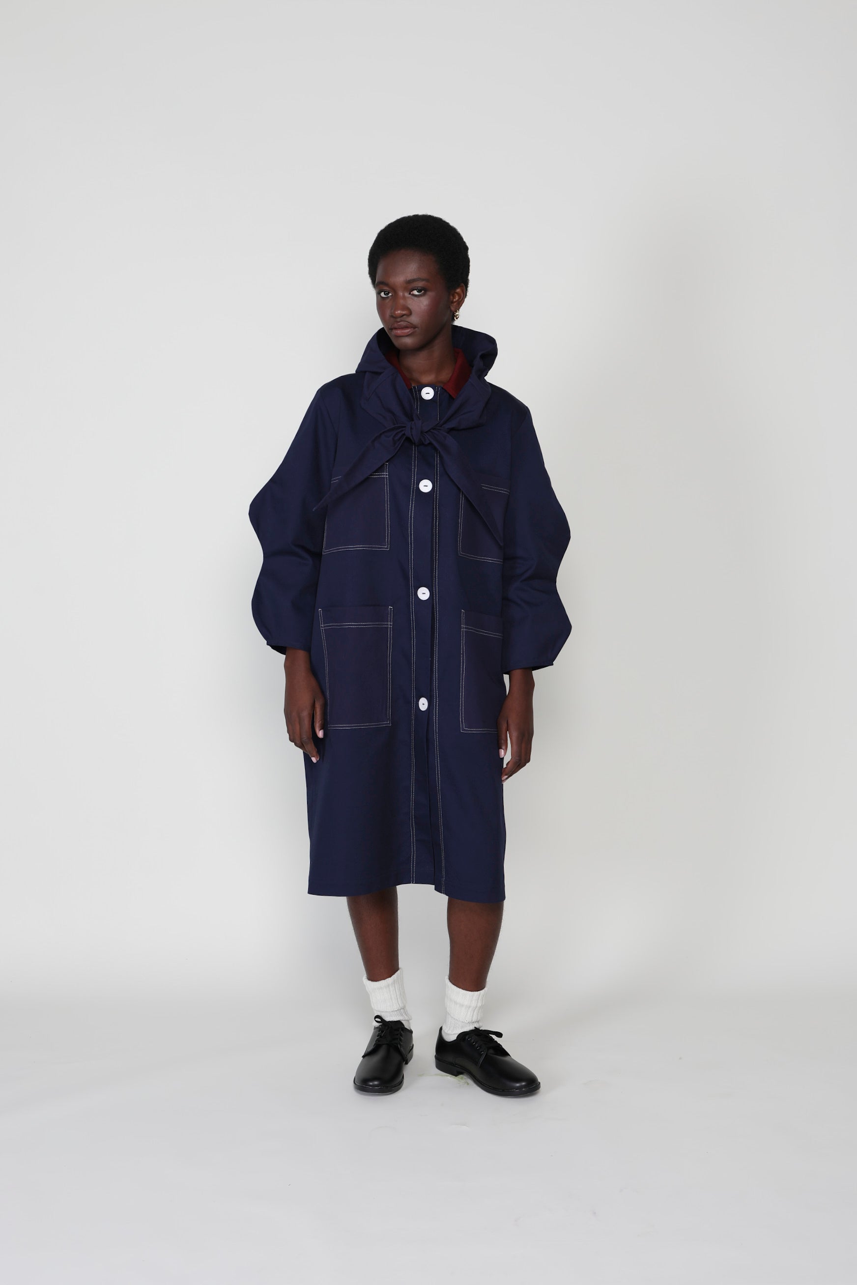 The Two Wave Hooded Coat