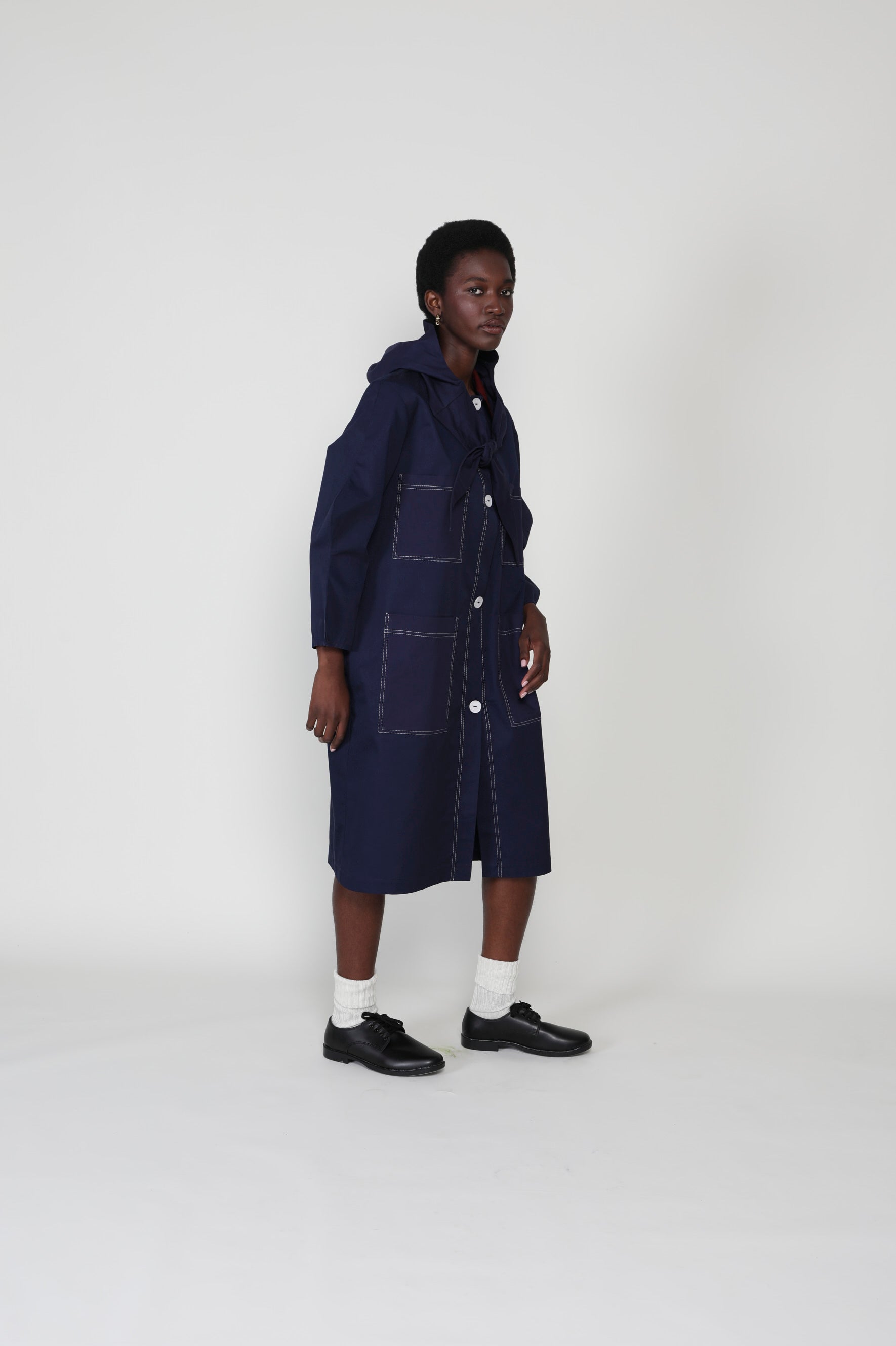 The Two Wave Hooded Coat