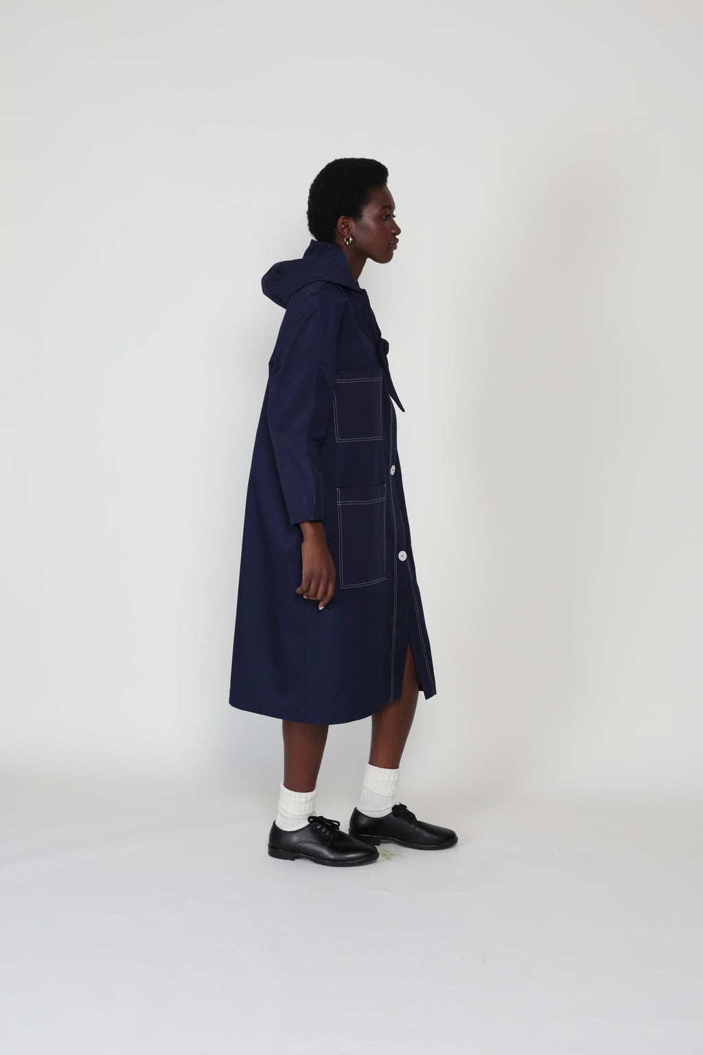 The Two Wave Hooded Coat