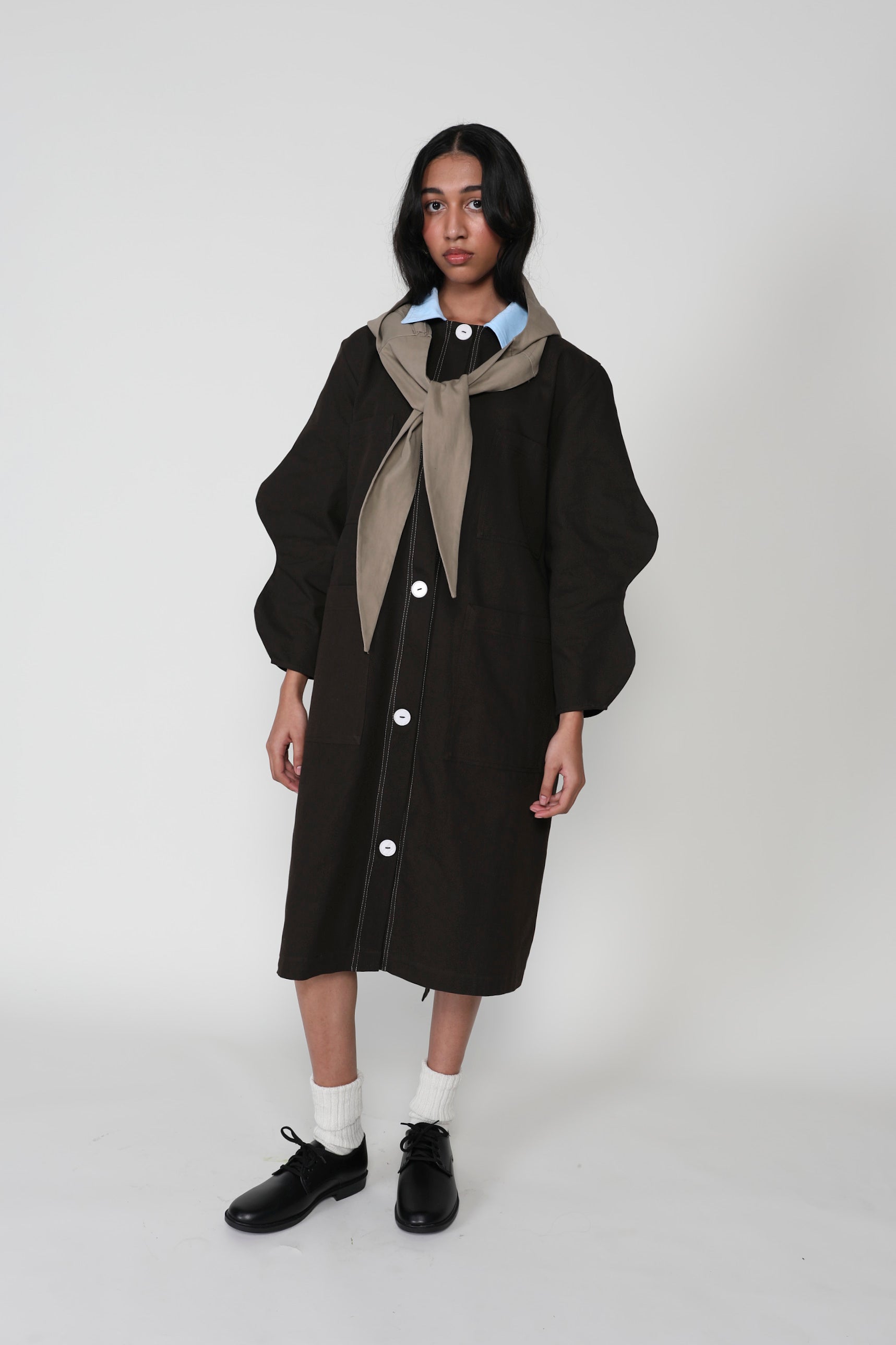 The Two Wave Hooded Coat