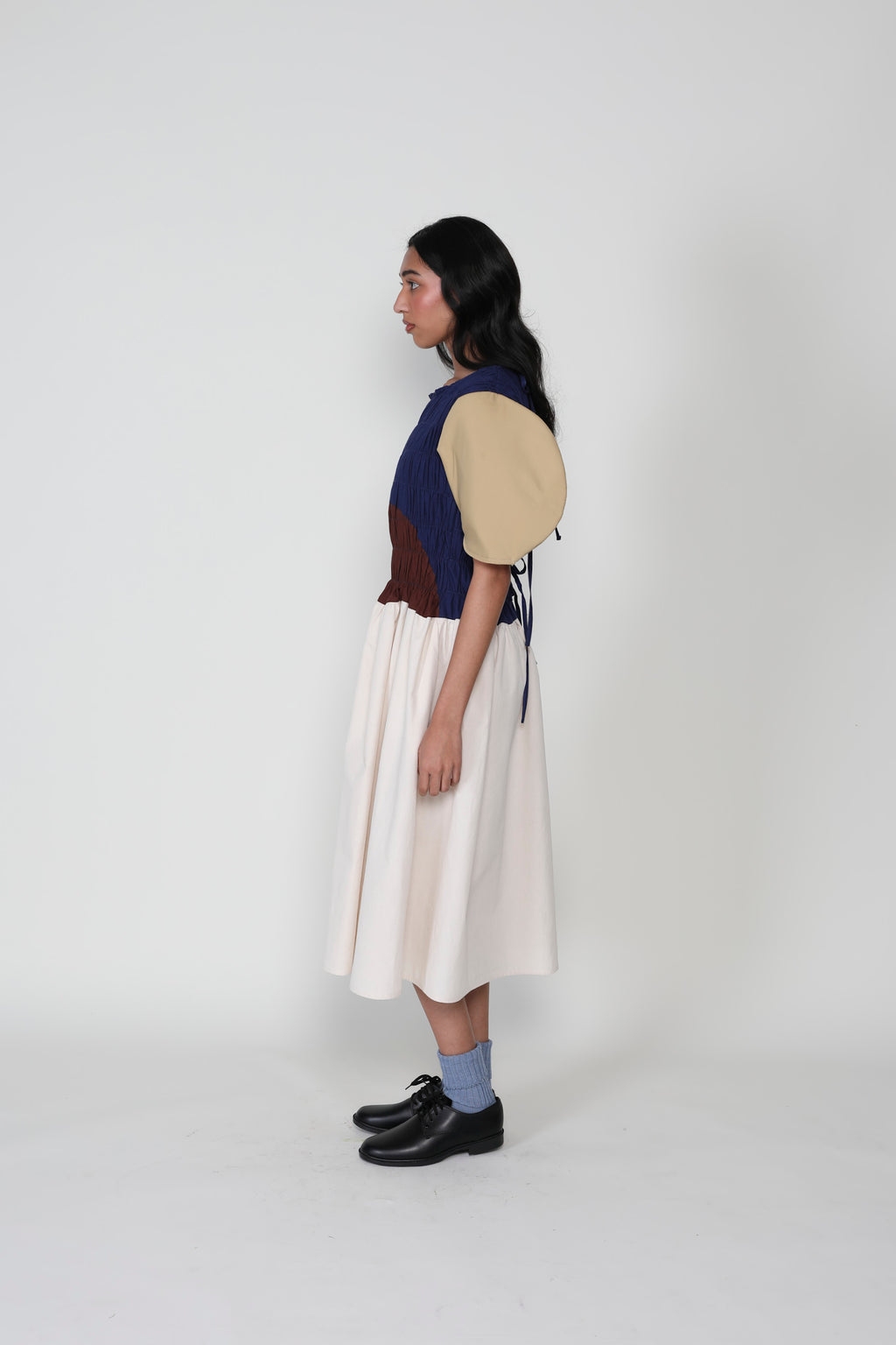 Claypot Gathered Elastic Dress