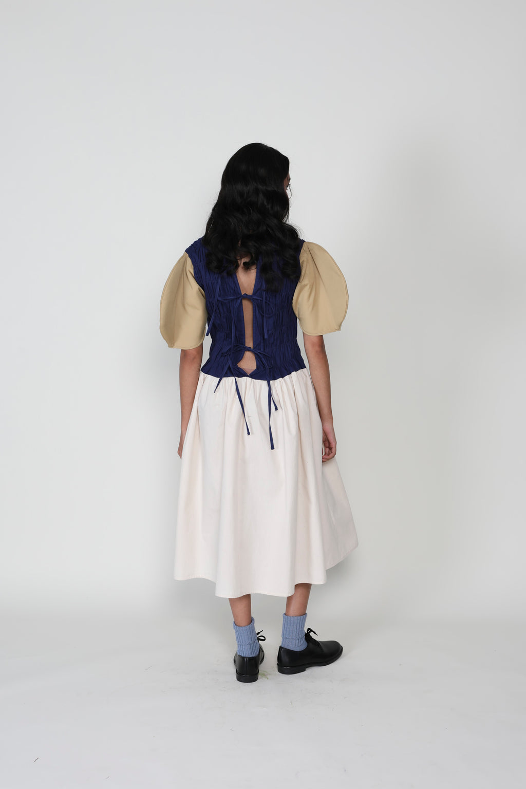 Claypot Gathered Elastic Dress