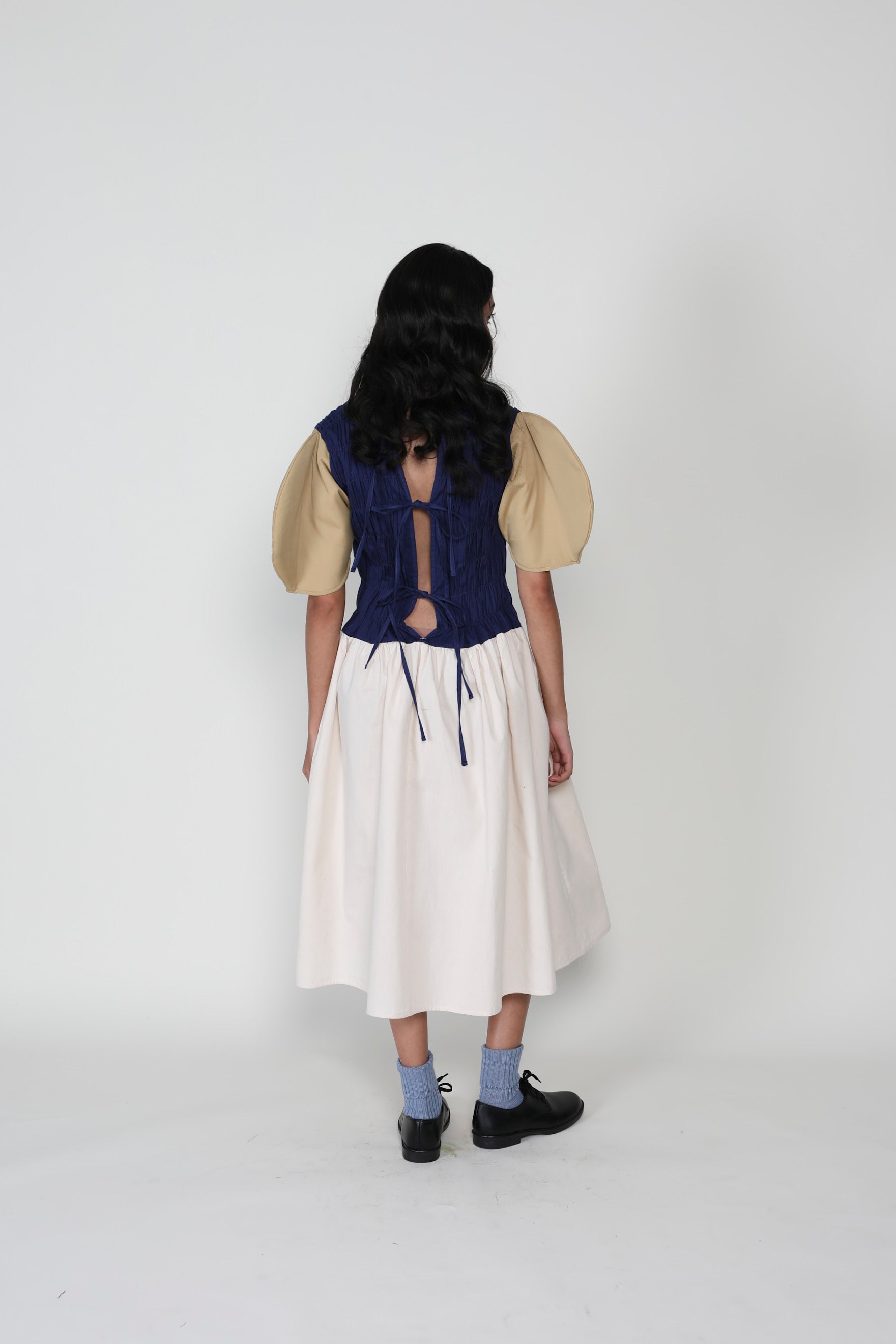 Claypot Gathered Elastic Dress