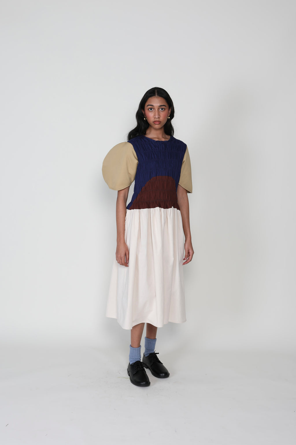 Claypot Gathered Elastic Dress