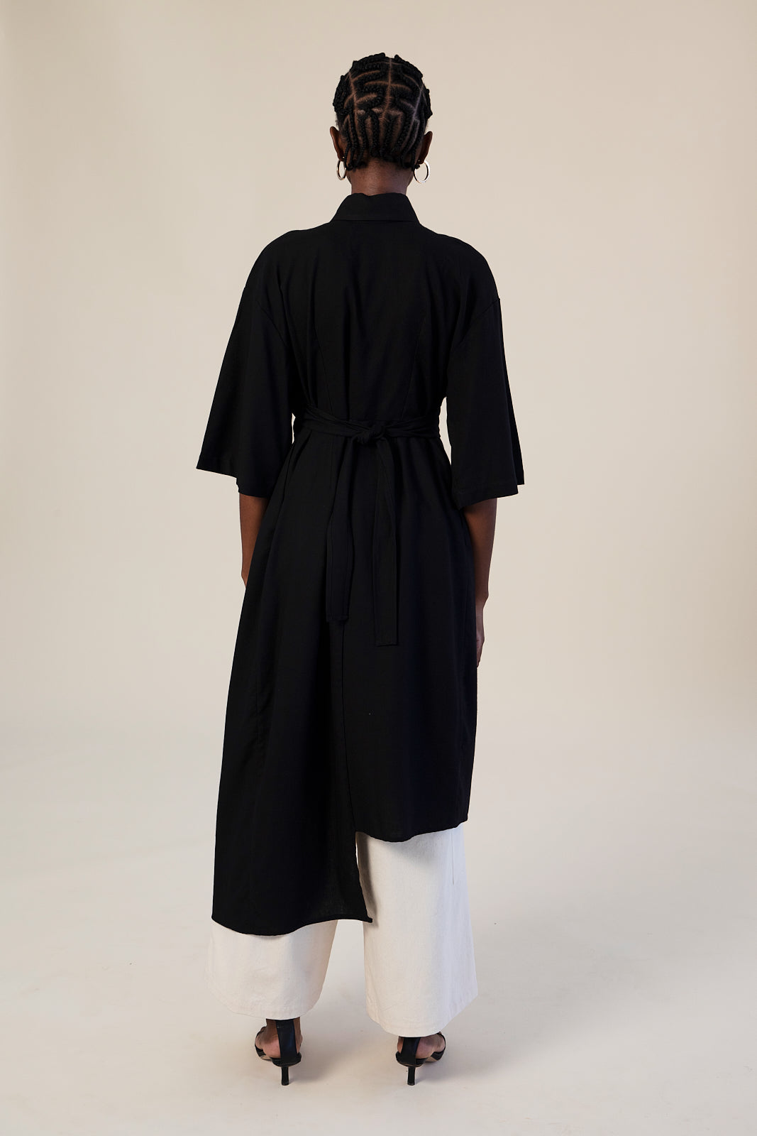 Asymmetric Boxy Shirt Dress