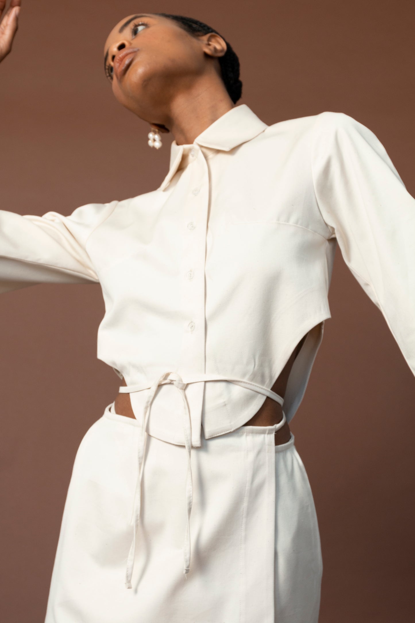 The Two Wave Cropped Shirt