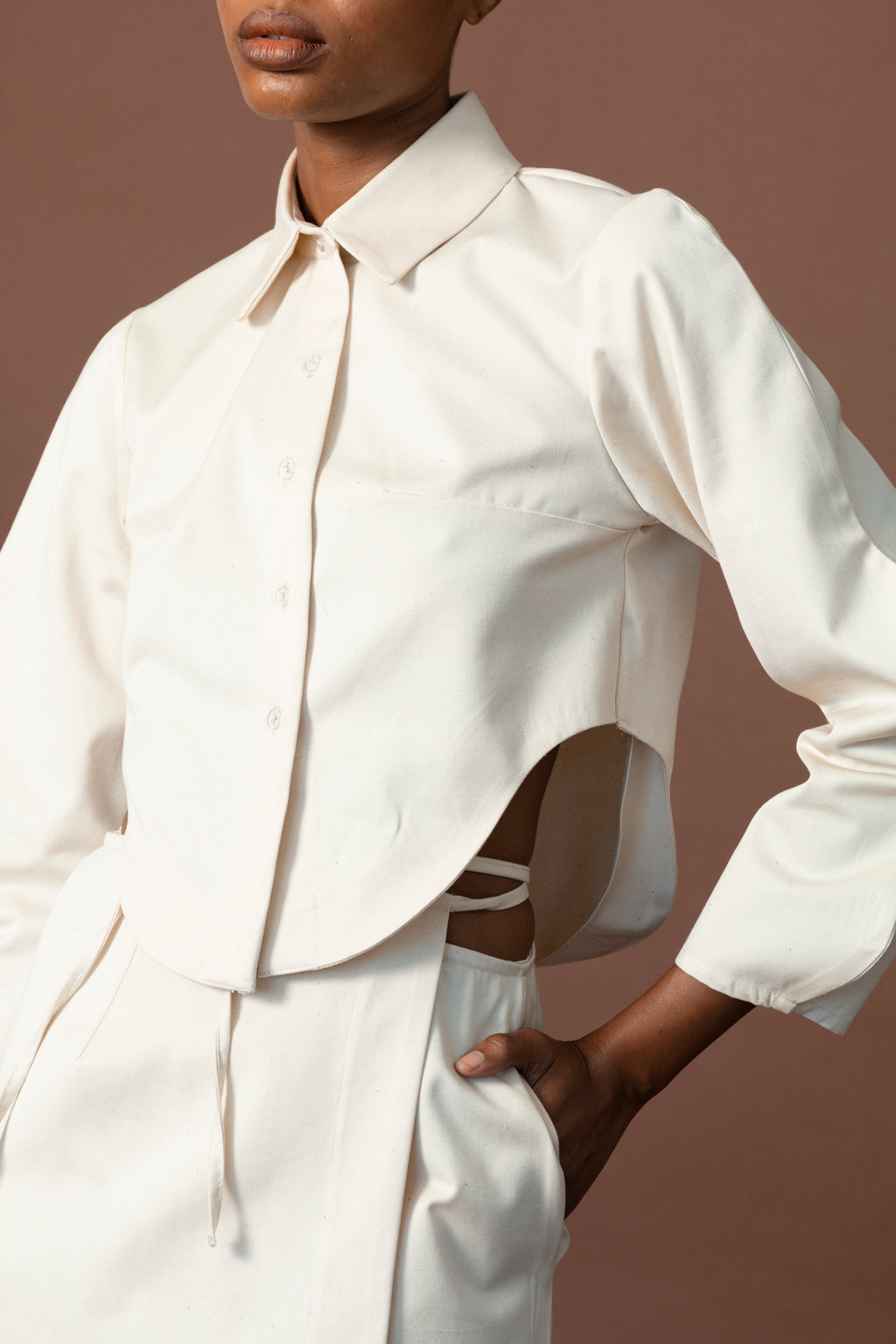 The Two Wave Cropped Shirt