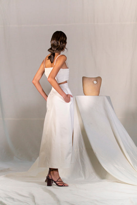 Mock Wrap Aline Skirt