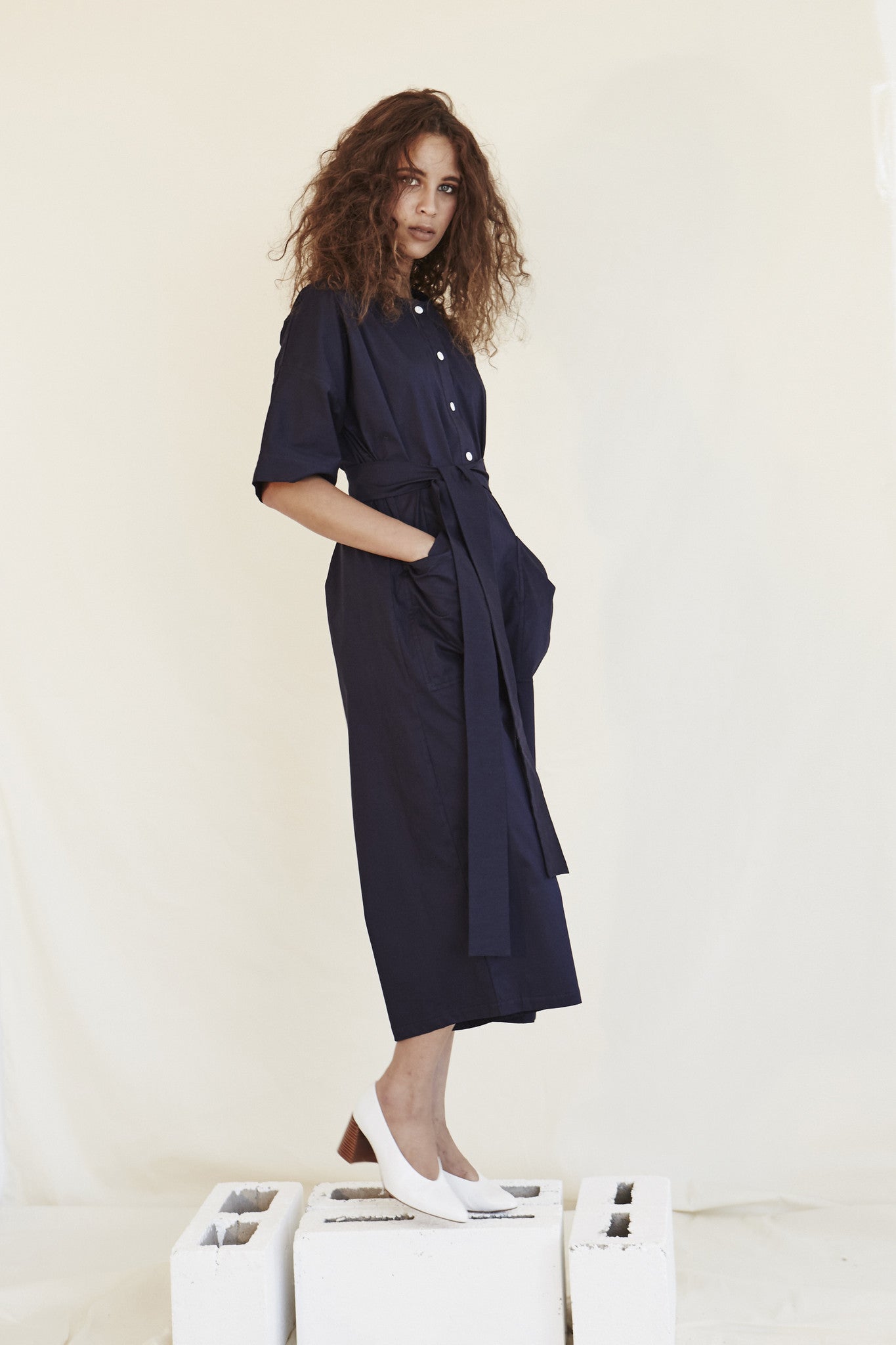 On-grown Sleeve Jumpsuit