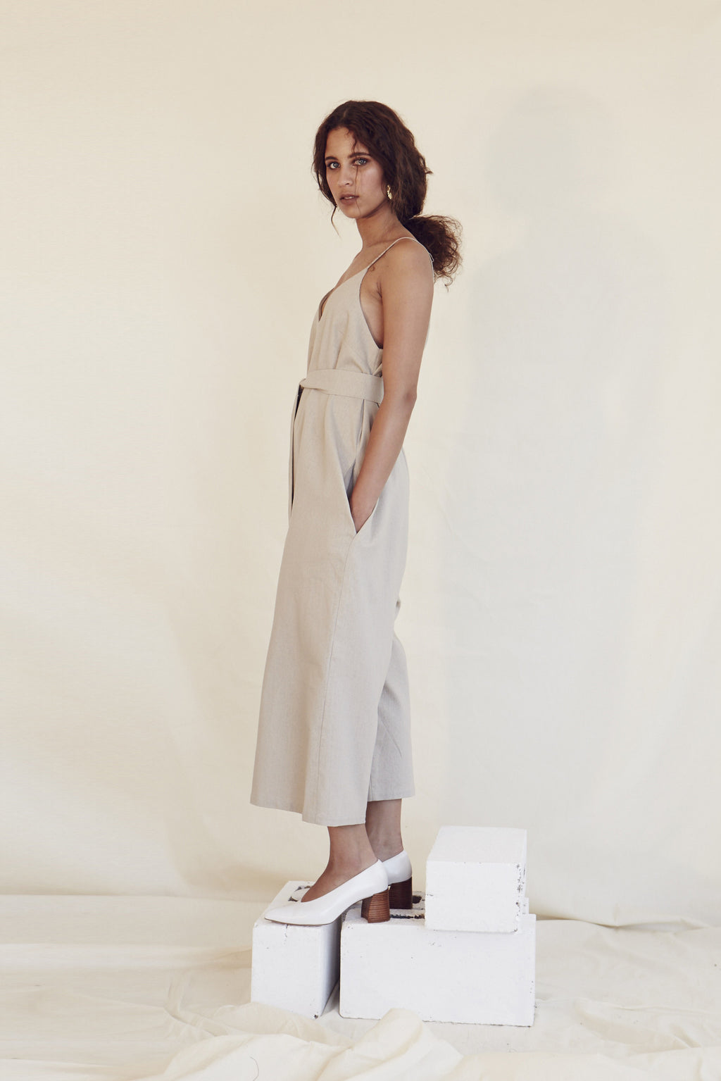 V-neck Jumpsuit