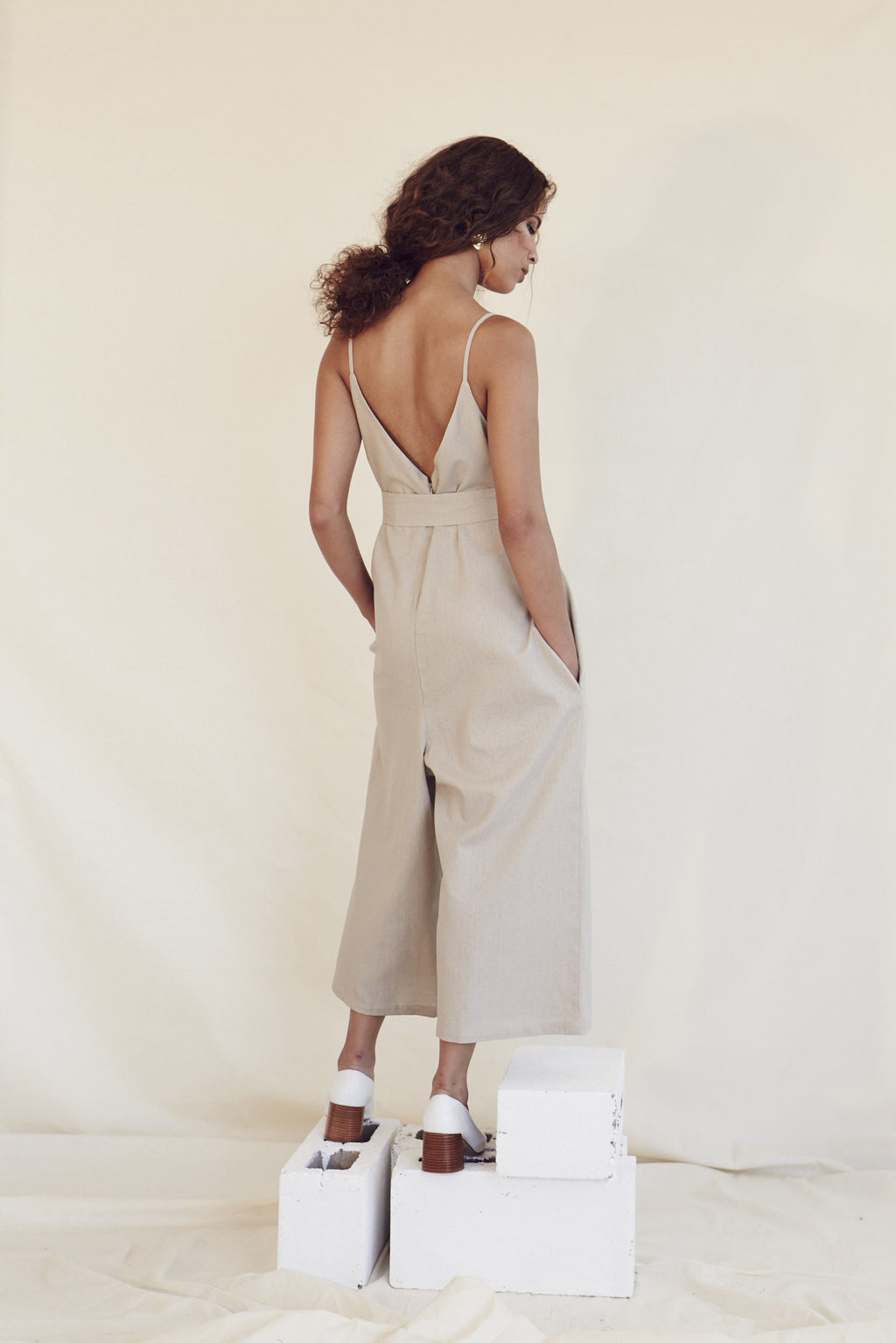 V-neck Jumpsuit