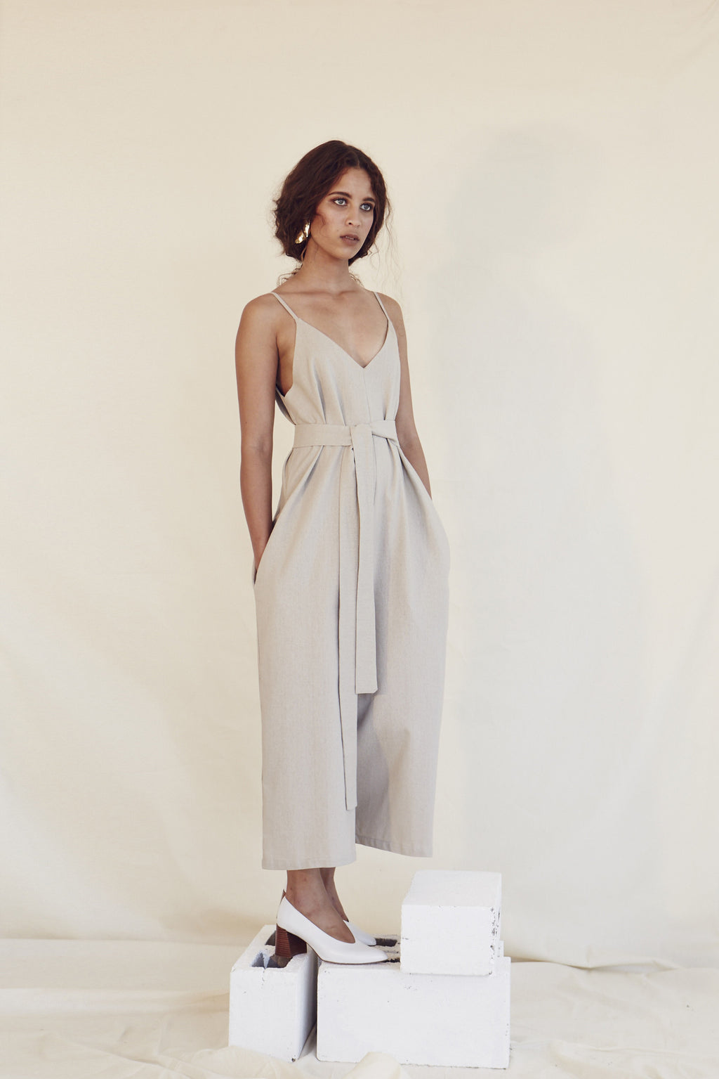 V-neck Jumpsuit