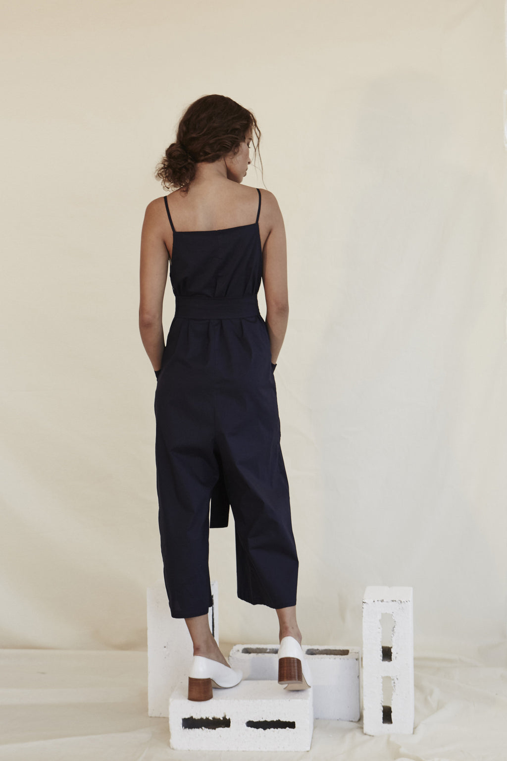 Button Down Jumpsuit